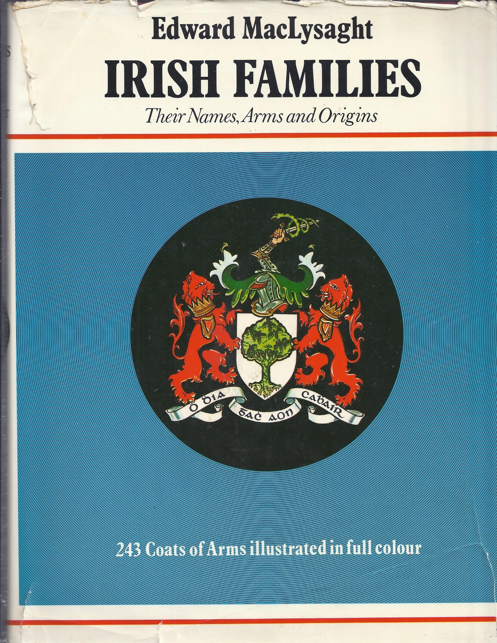 Irish Families 243 Coats of Arms Illustrated in Full Colour used book depot