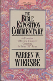 Bible Exposition Commentary, Vol. 1: New Testament used book depot