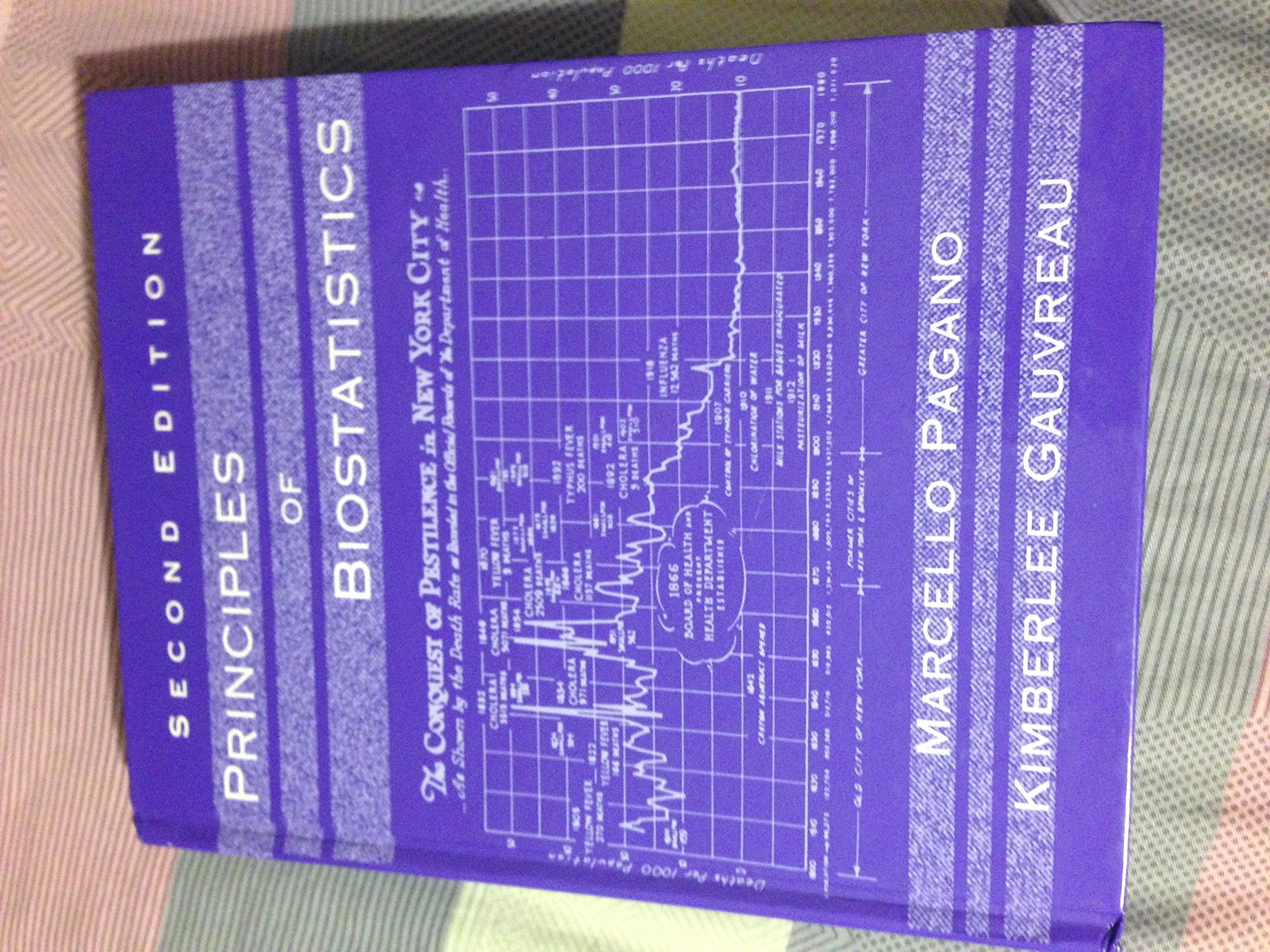 Principles of Biostatistics (with CD-ROM) used book depot