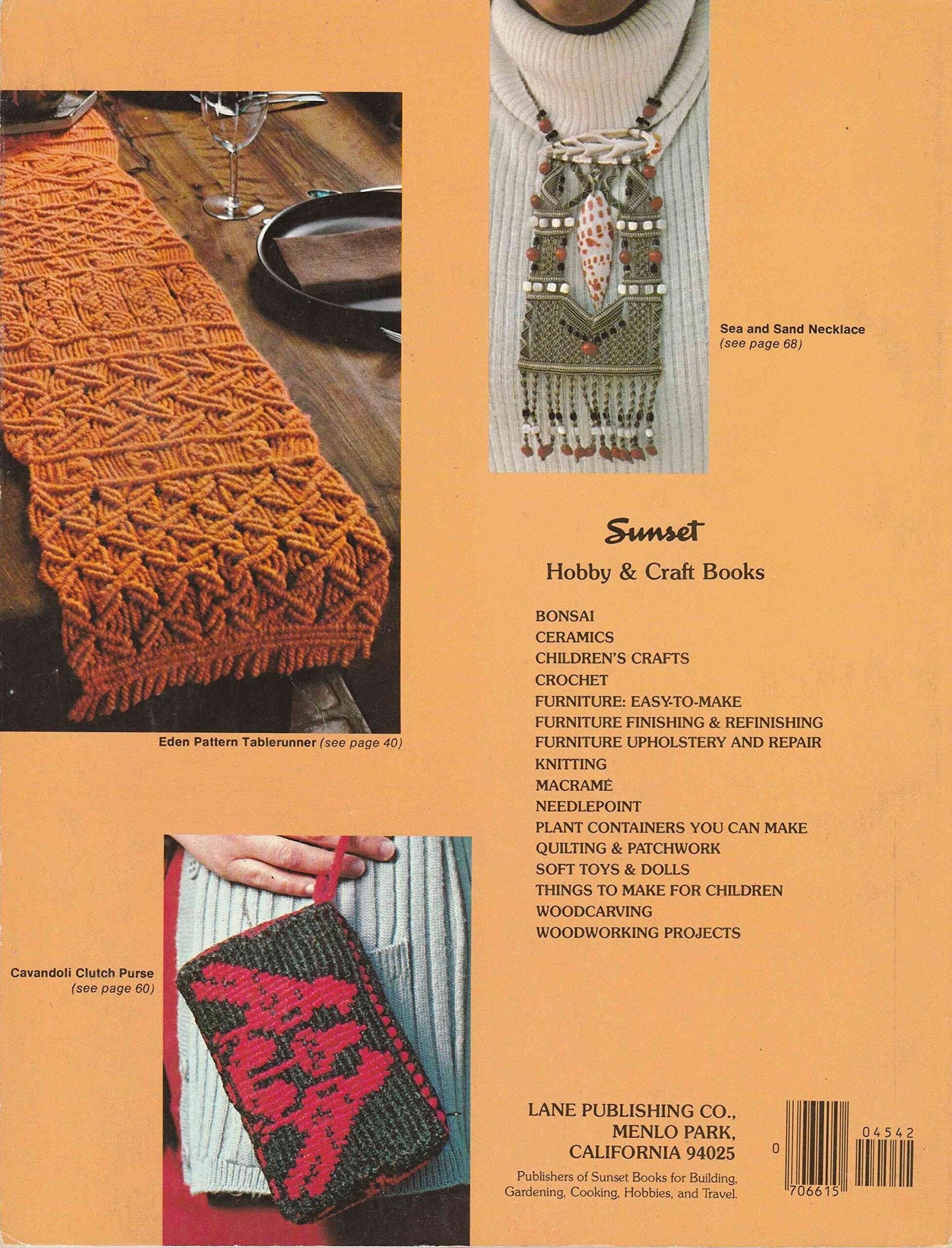 Macrame: Techniques and Projects (A Sunset Book) used book depot