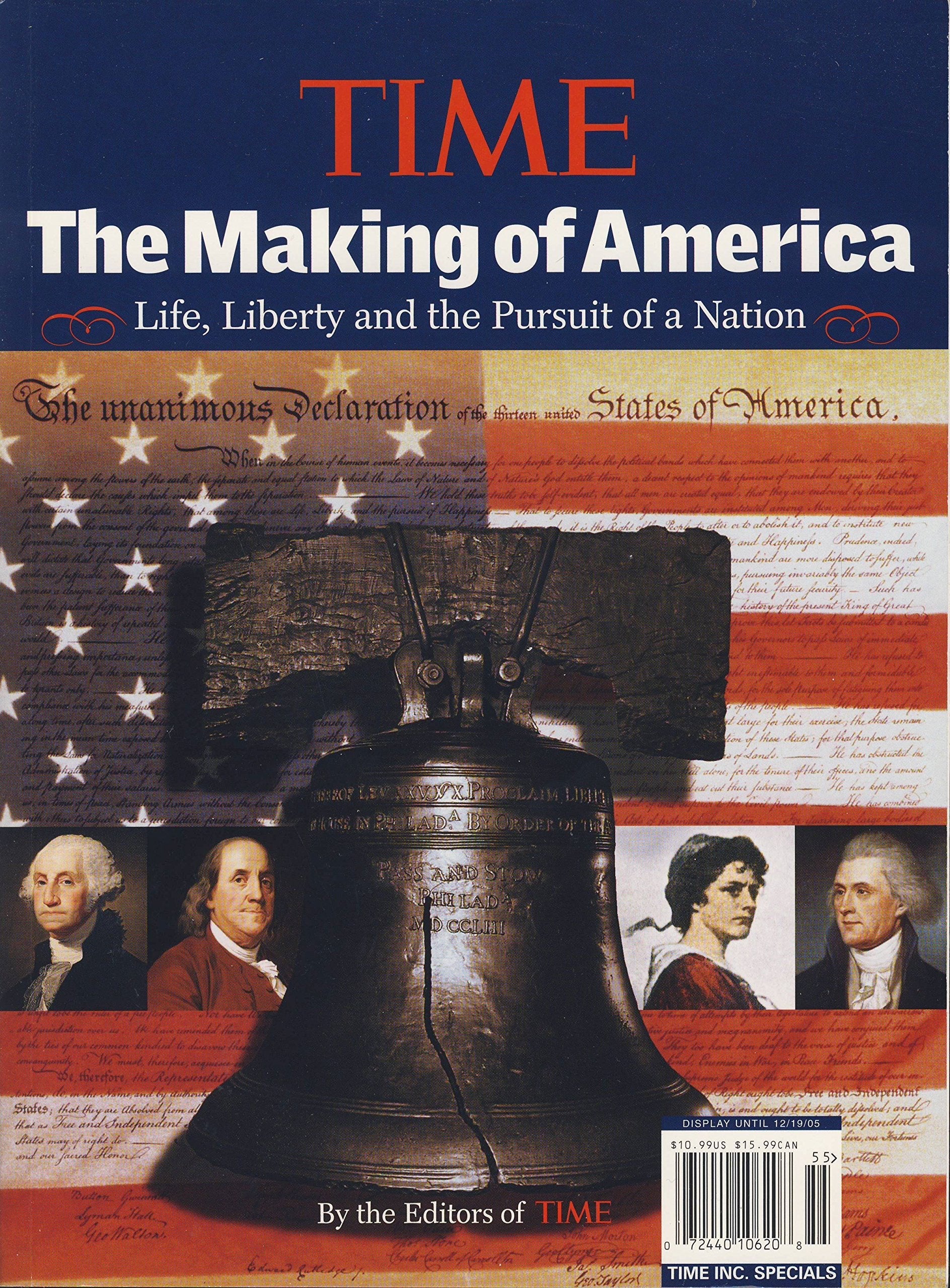 Time: The Making of America: Life, Liberty and the Pursuit of a Nation used book depot