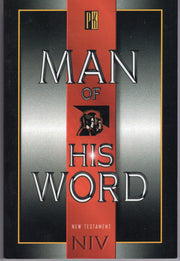 New Testament Niv Man of His Word used book depot