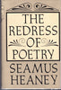 The Redress of Poetry Heaney, Seamus
