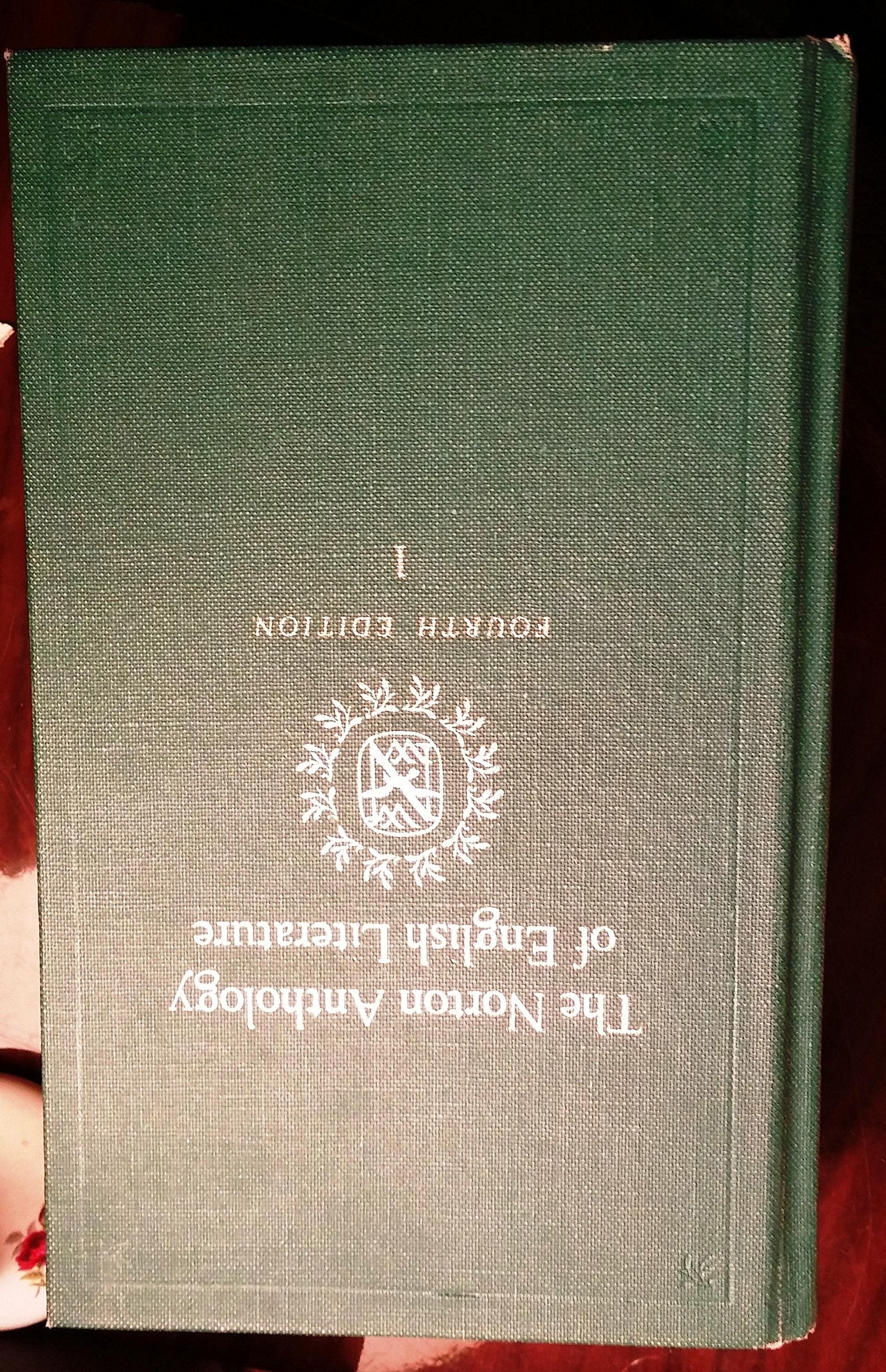 The Norton Anthology of English Literature, Vol. 1 used book depot