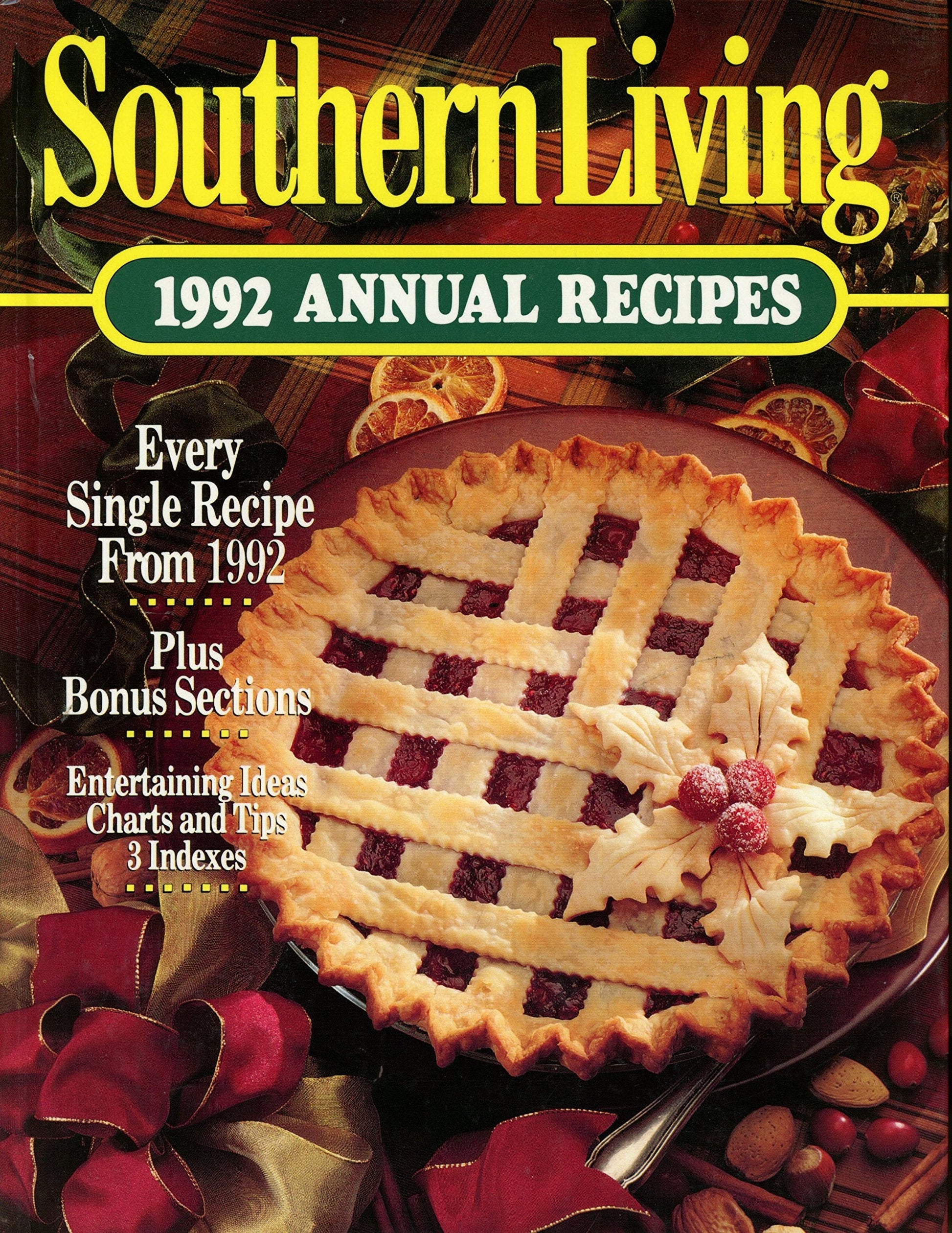 Southern Living 1992 Annual Recipes used book depot