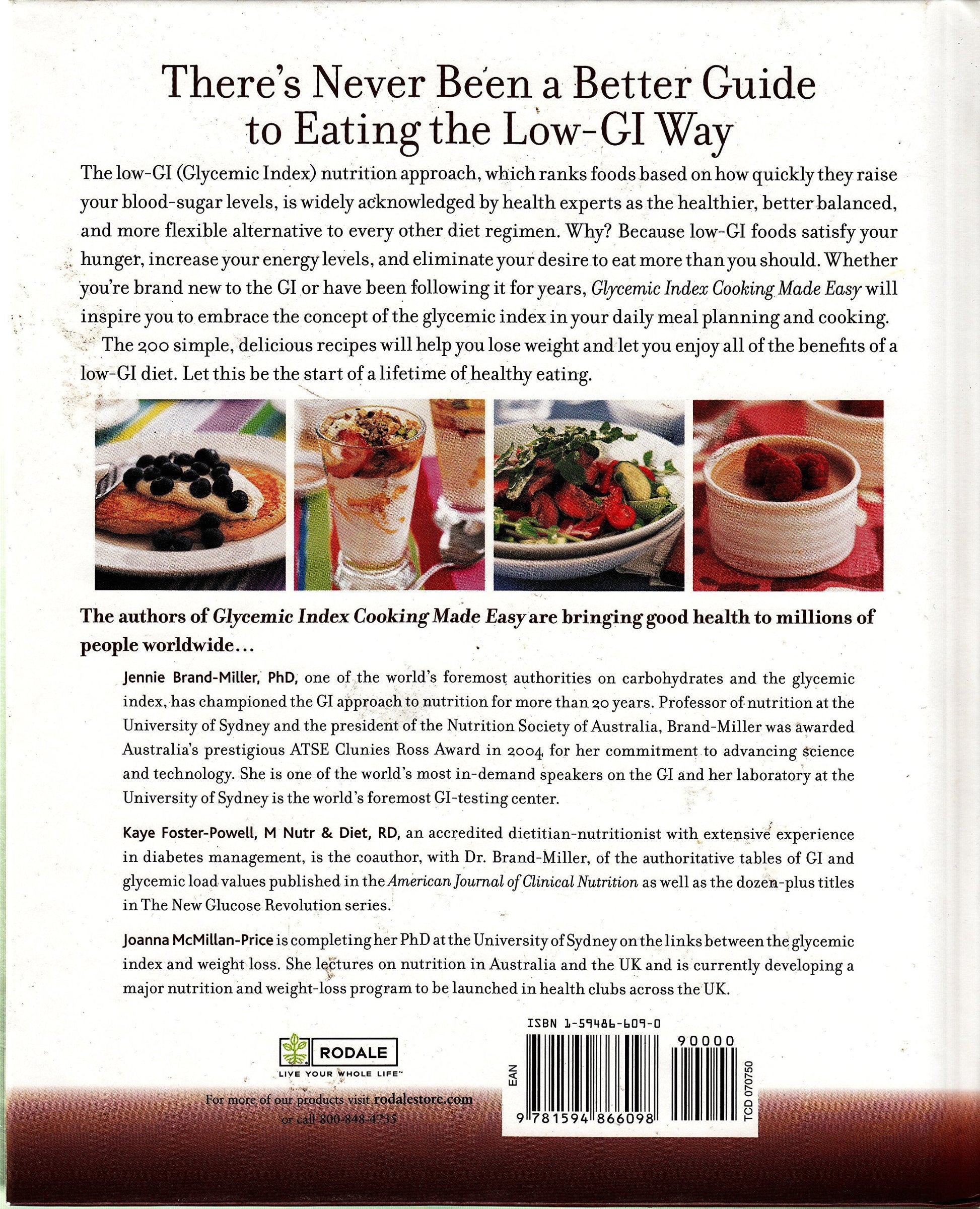 Glycemic Index Cooking Made Easy used book depot