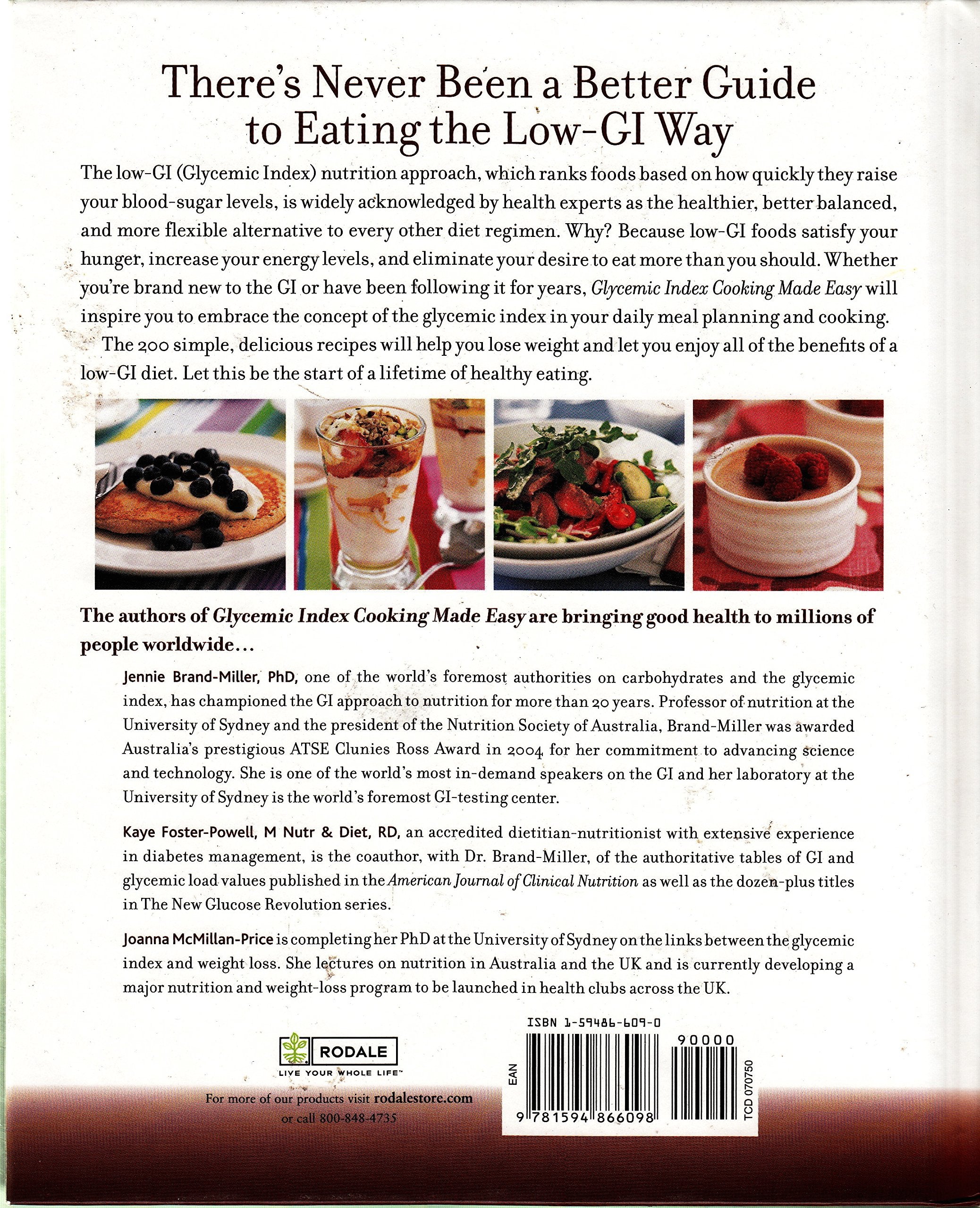 Glycemic Index Cooking Made Easy used book depot