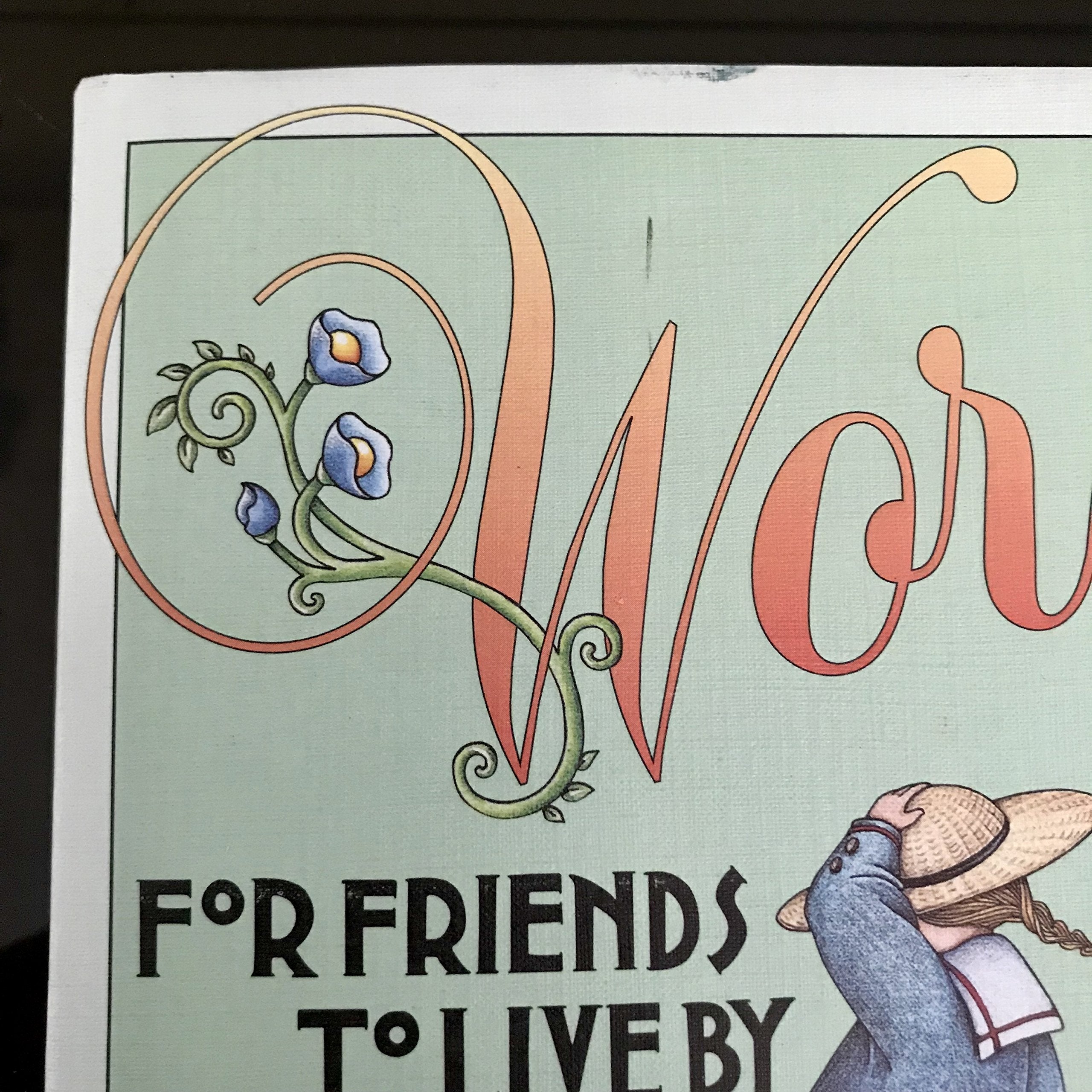 Words for Friends to Live By used book depot