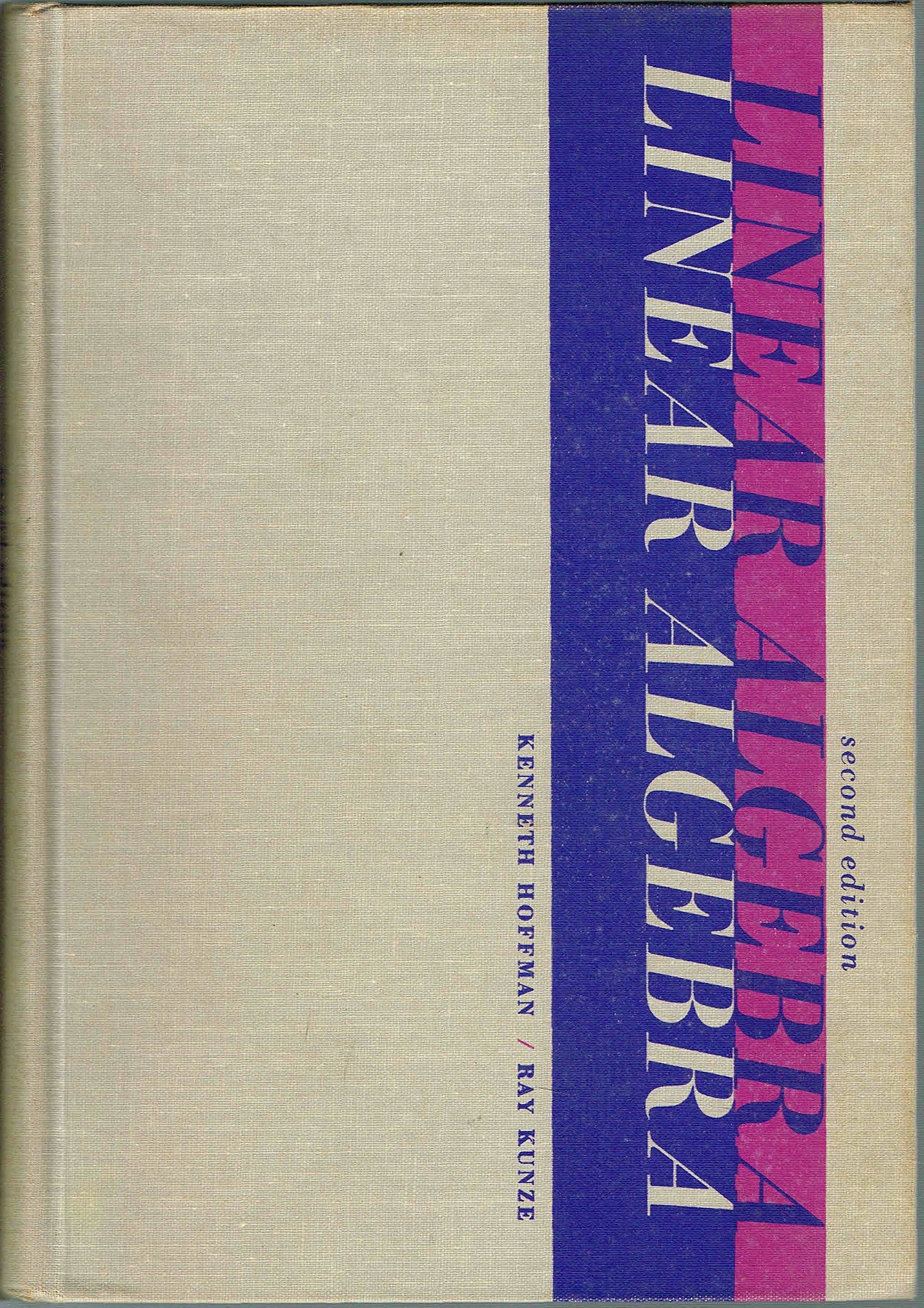 Linear Algebra (2nd Edition) used book depot