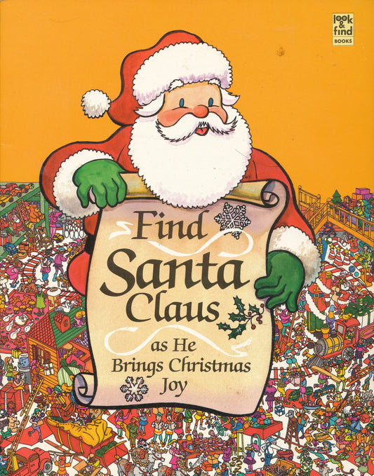 Find Santa Claus As He Brings Christmas Joy Look  Find Books Jerry Tiritilli