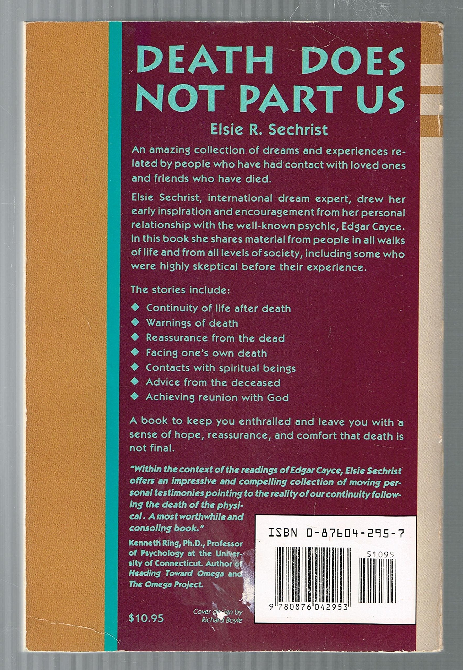 Death Does Not Part Us: Episodes that Confirm Edgar Cayce's View of Afterlife used book depot