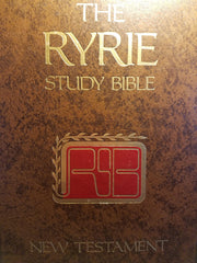 The Ryrie Study Bible: New Testament, New American Standard used book depot