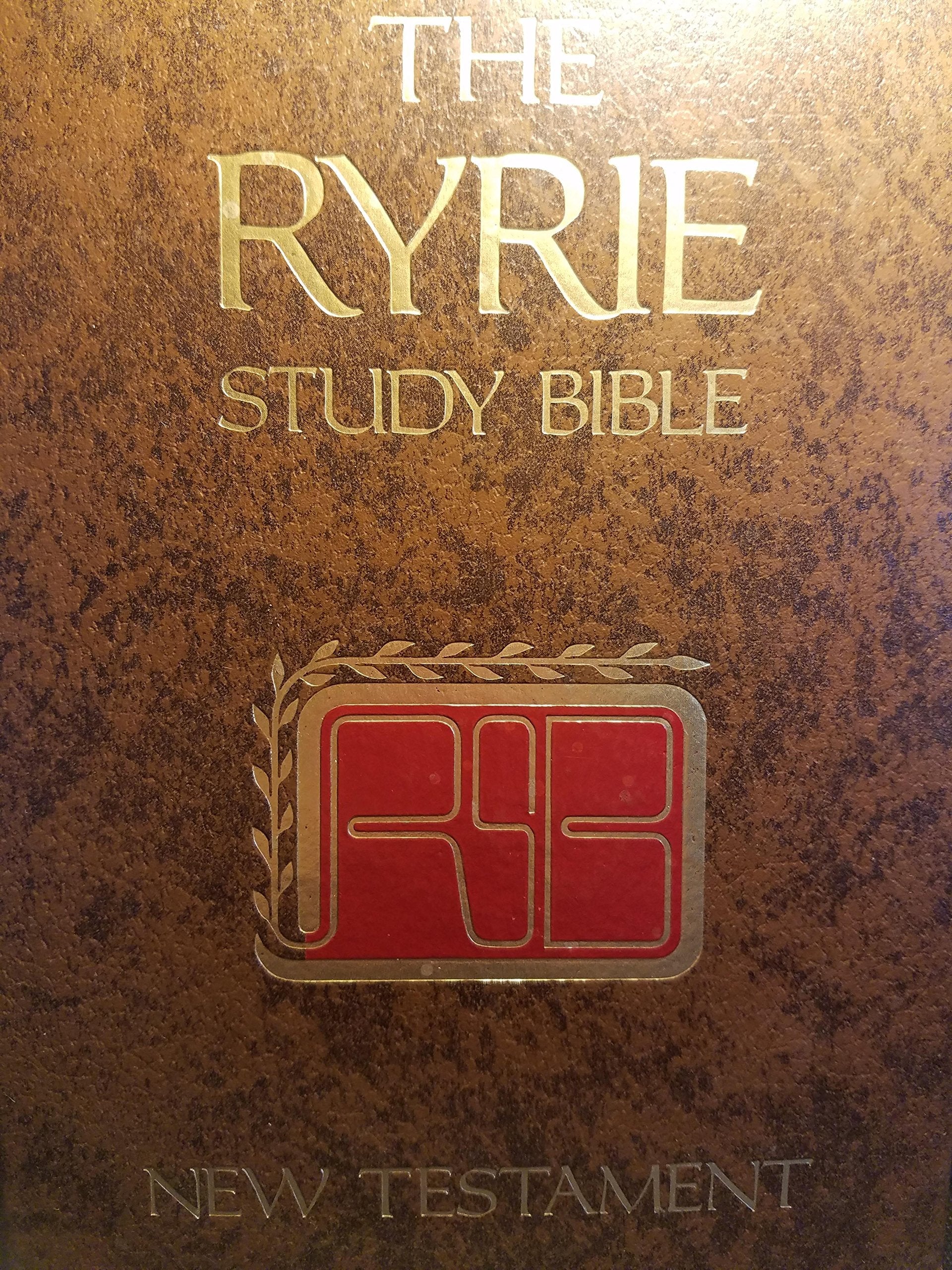 The Ryrie Study Bible: New Testament, New American Standard used book depot