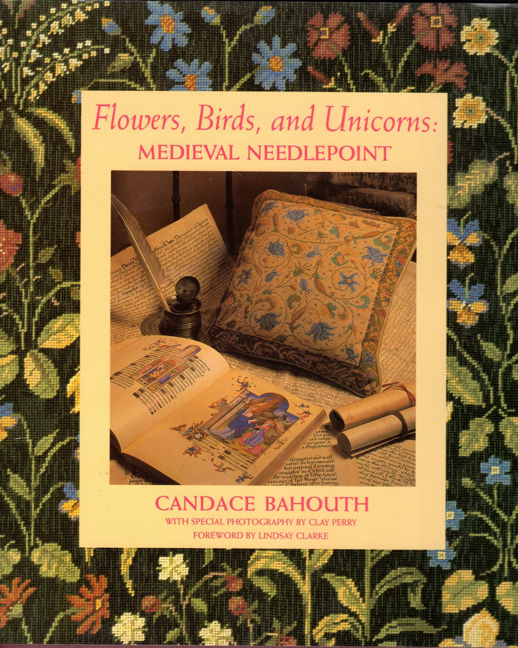 Flowers, Birds, and Unicorns: Medieval Needlepoint used book depot