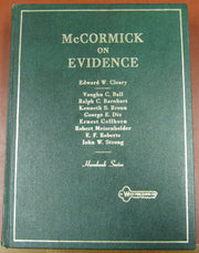 McCormick's handbook of the law of evidence (Hornbook series) used book depot