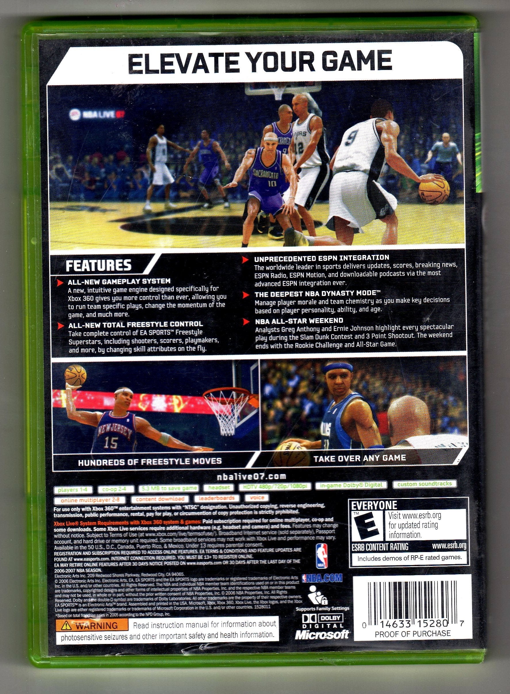 NBA Live 07 - Xbox 360 used book depot