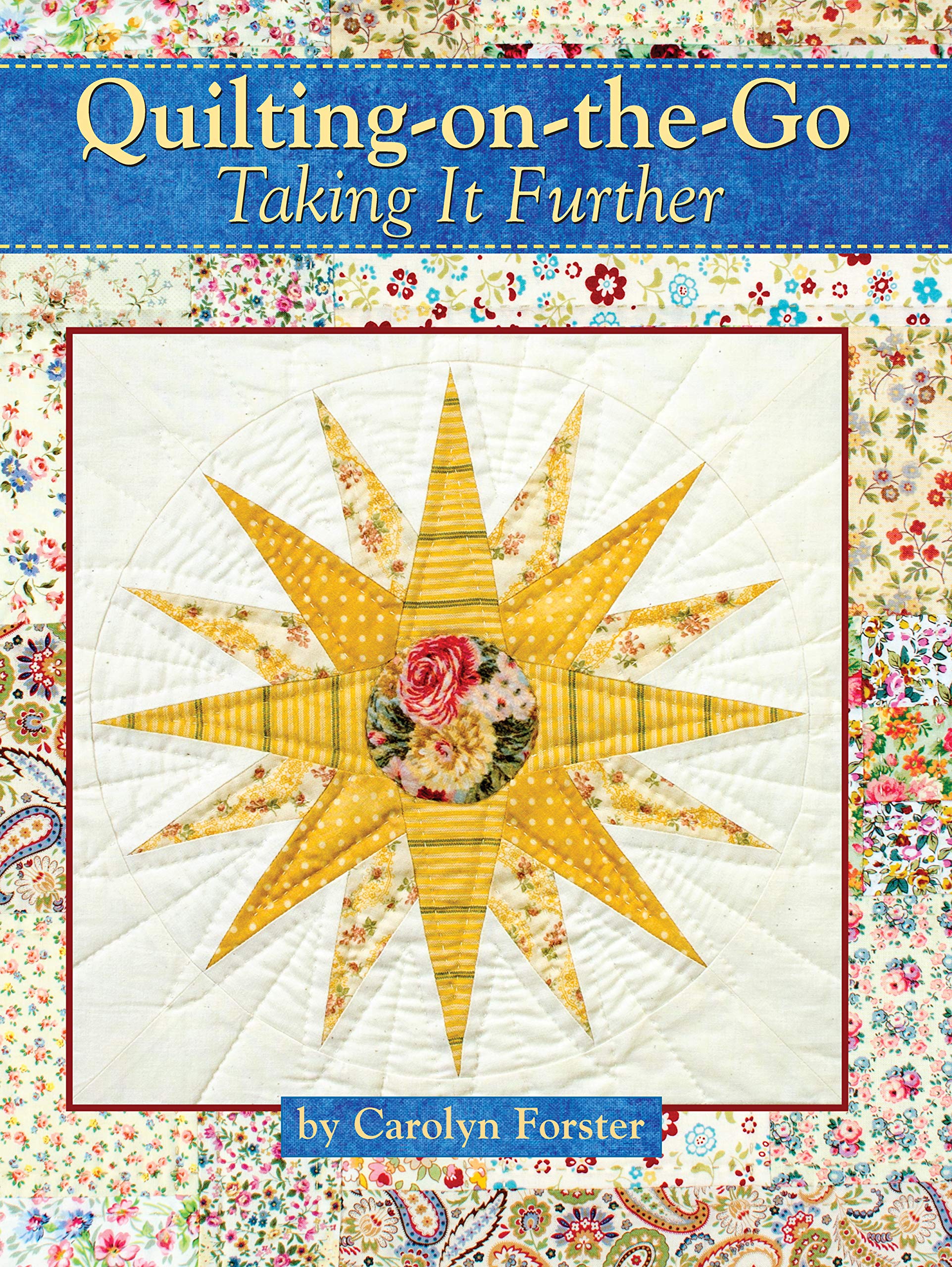 Quilting-on-the-Go: Taking it Further (Landauer) 11 Projects with Blocks from 6 inches to 25 1/2 inches, Step-by-Step Photos, and Techniques to Break Down Large Projects So You Can Quilt Anyw used book depot