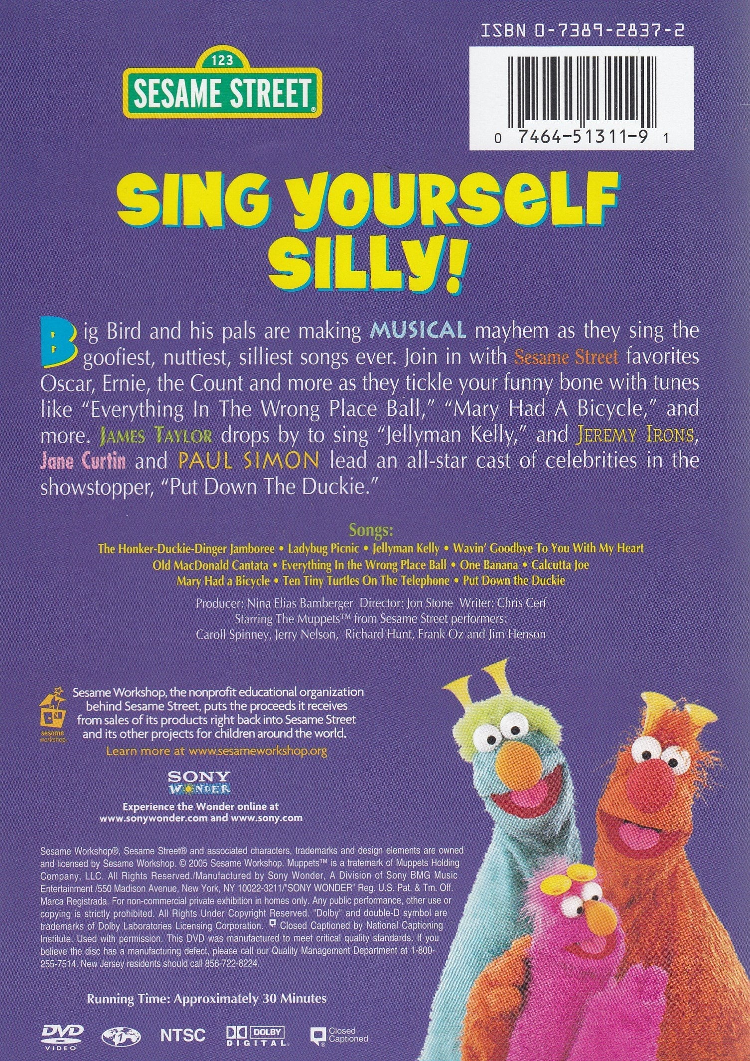 Sesame Songs - Sing Yourself Silly! used book depot
