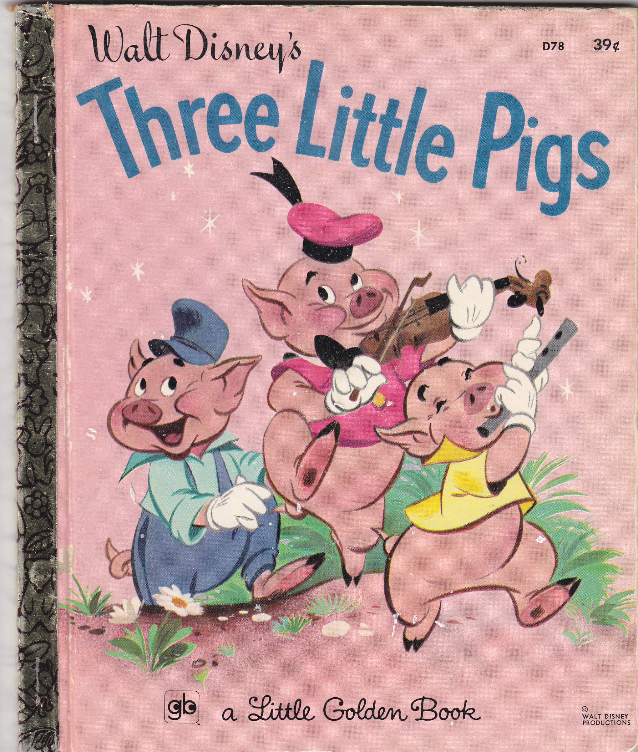 Walt Disney's Three Little Pigs used book depot