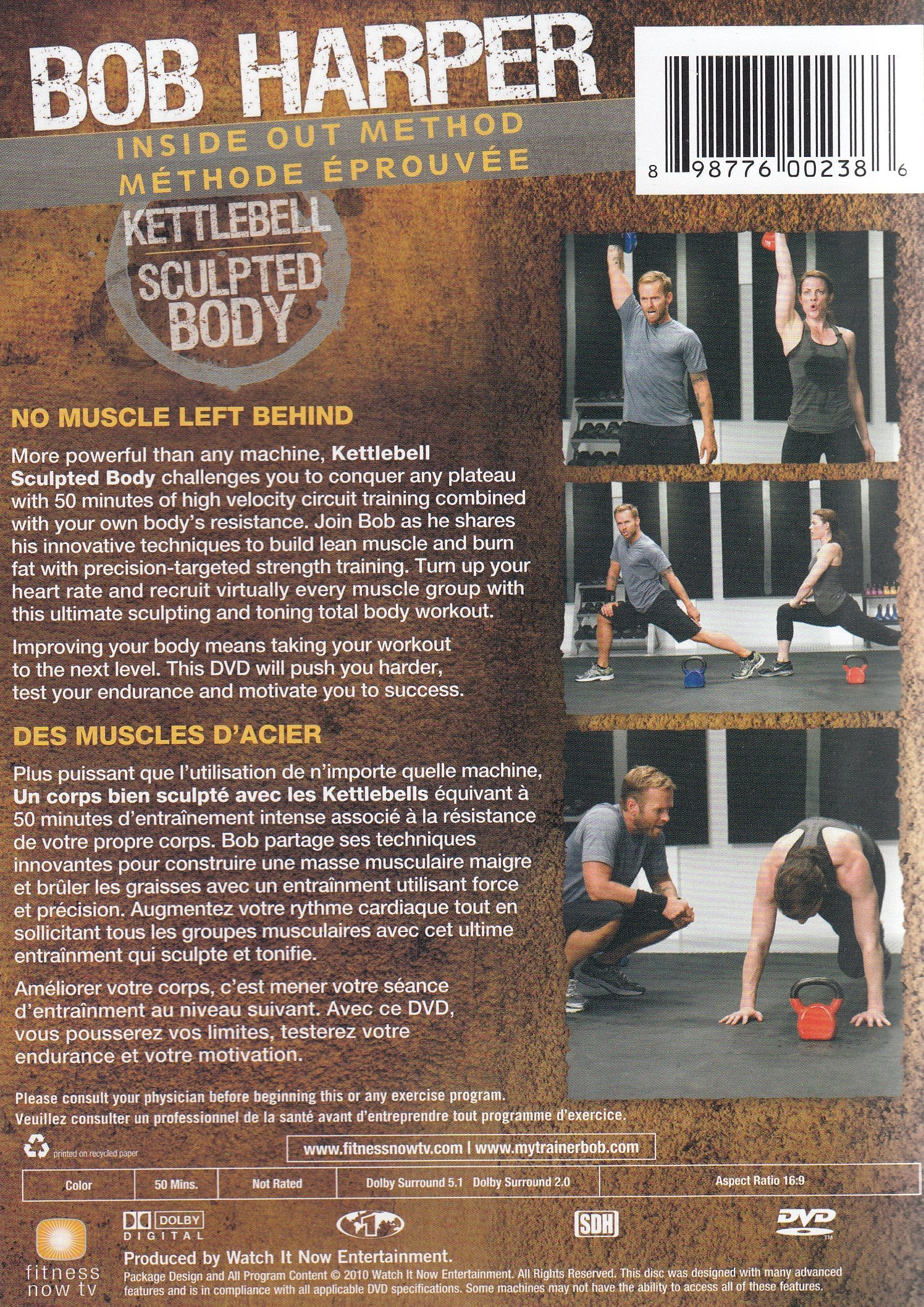 Bob Harper: Kettlebell Sculpted Body used book depot