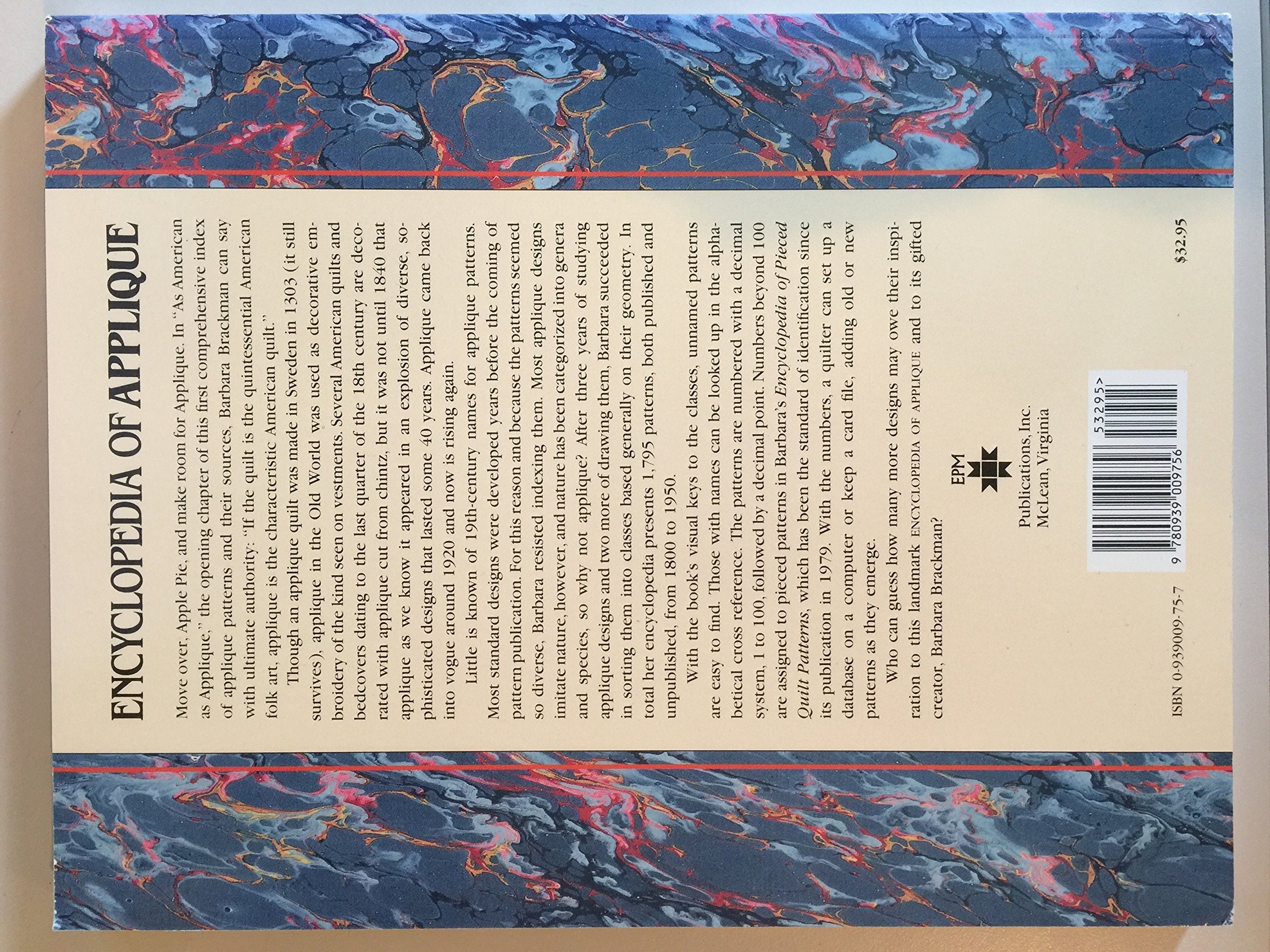 Encyclopedia of Applique: An Illustrated, Numerical Index to Traditional and Modern Patterns used book depot