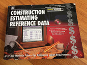 Construction Estimating Reference Data/Book and Disk used book depot