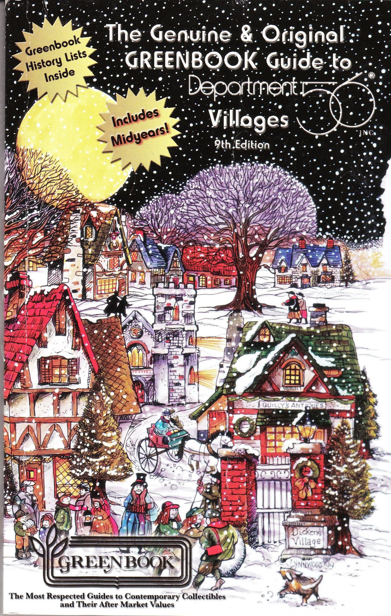 Greenbook Guide to Department 56 Villages used book depot