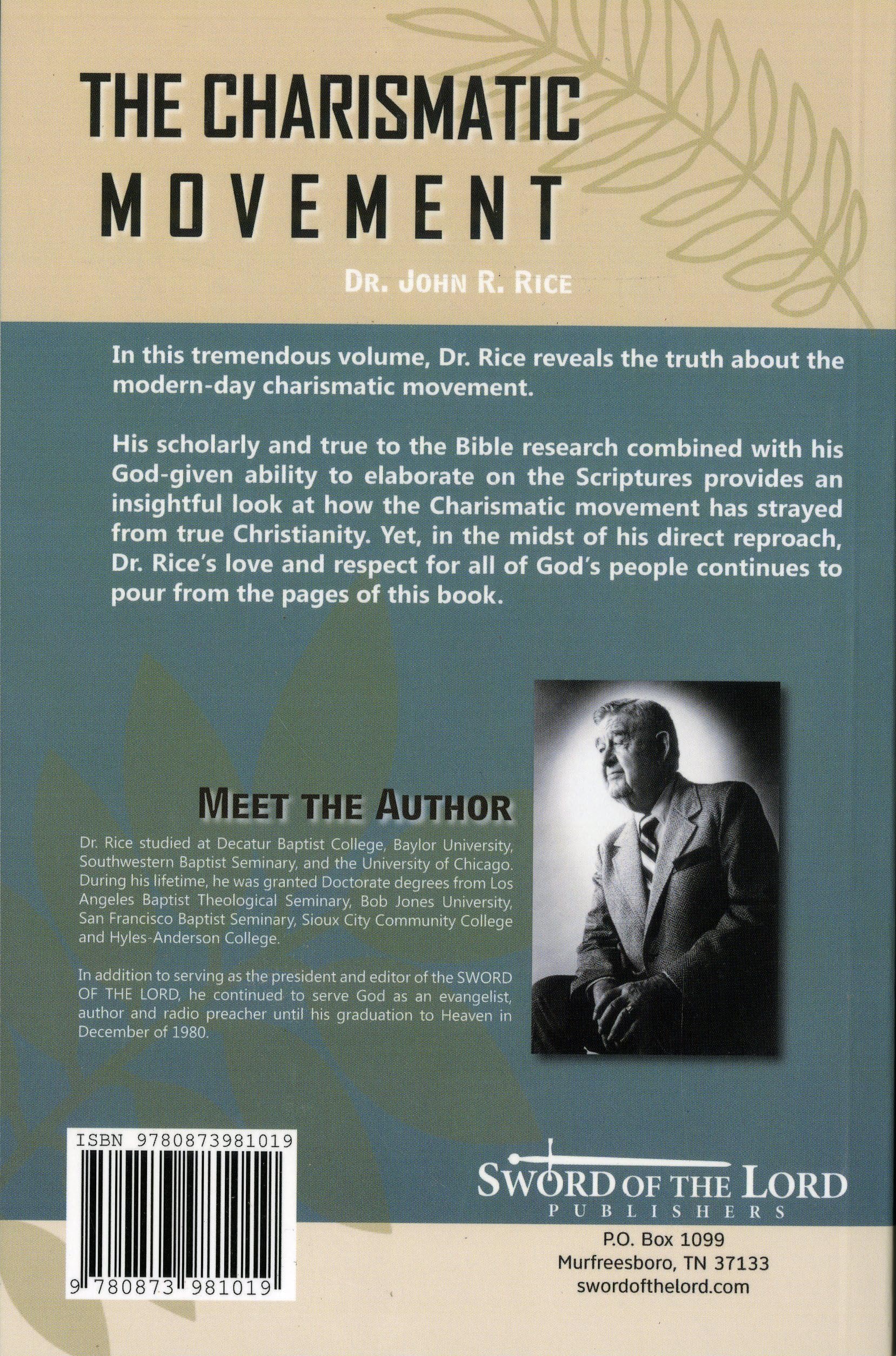 The Charismatic Movement used book depot