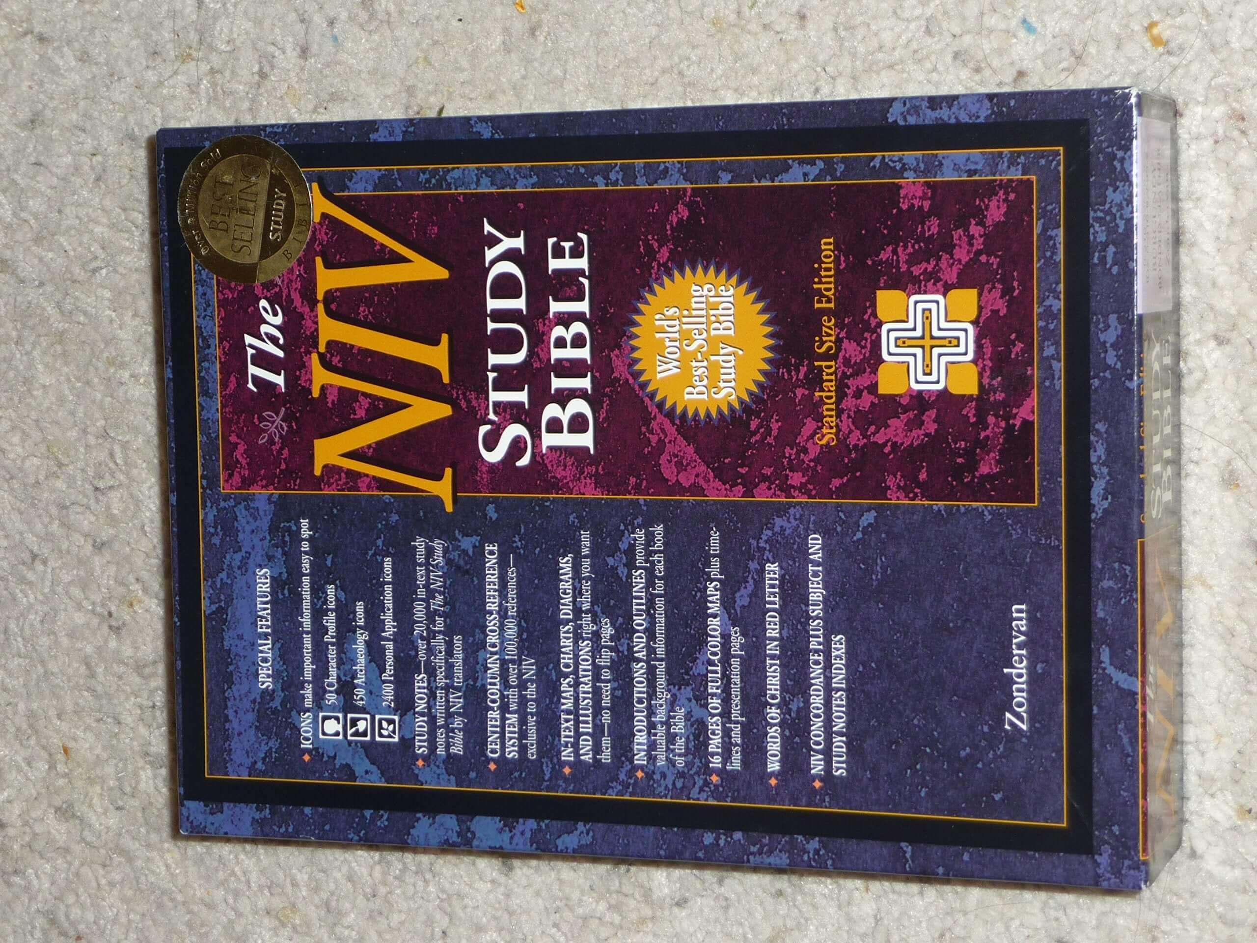 The NIV Study Bible: New International Version used book depot