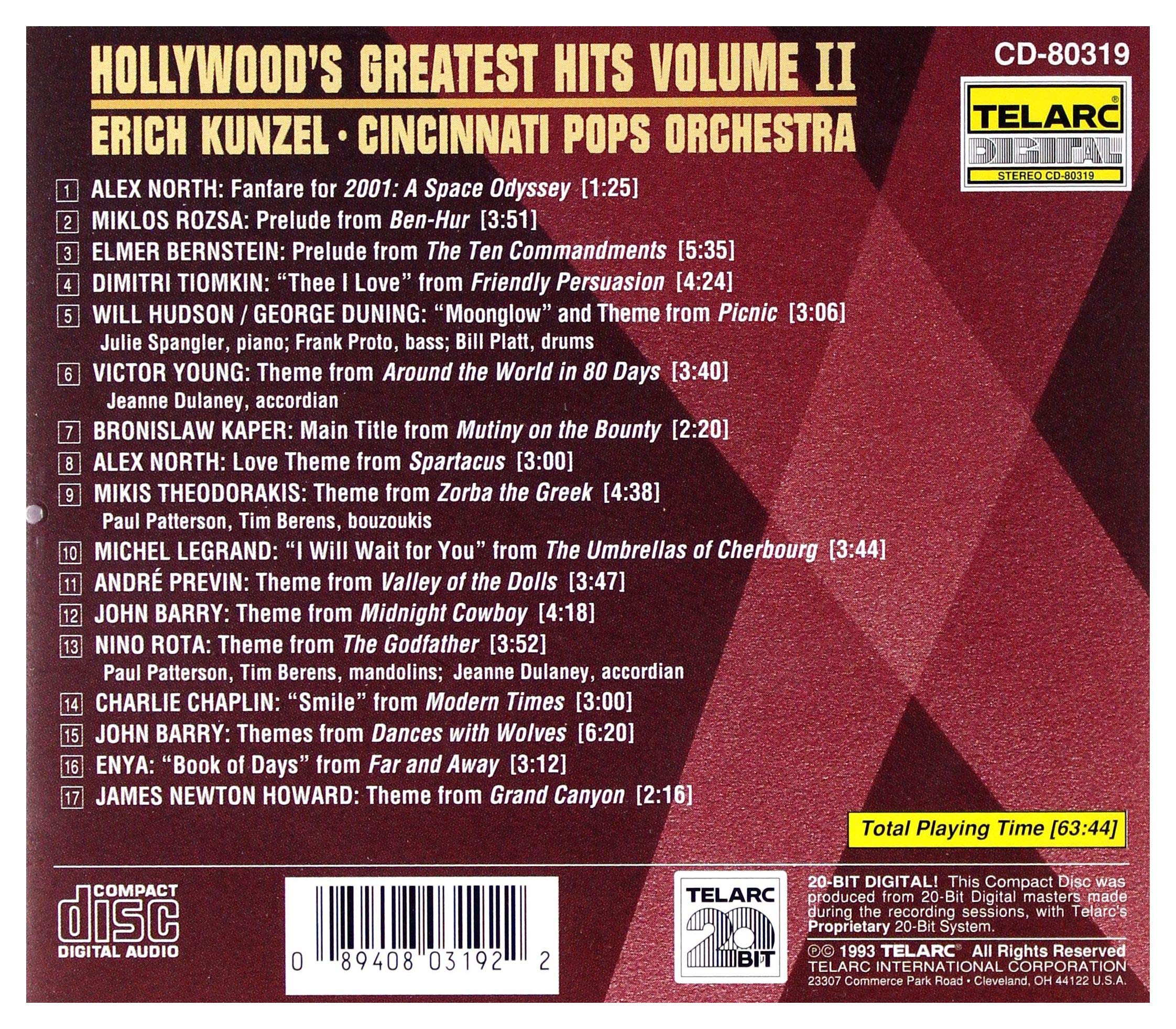 Hollywood's Greatest Hits, Volume 2 used book depot