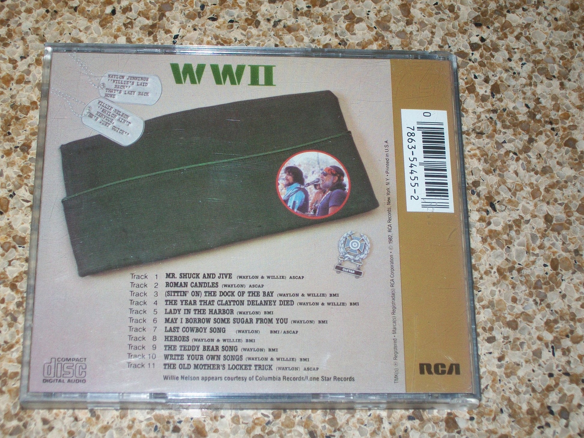 Waylon and Willie: WW II used book depot
