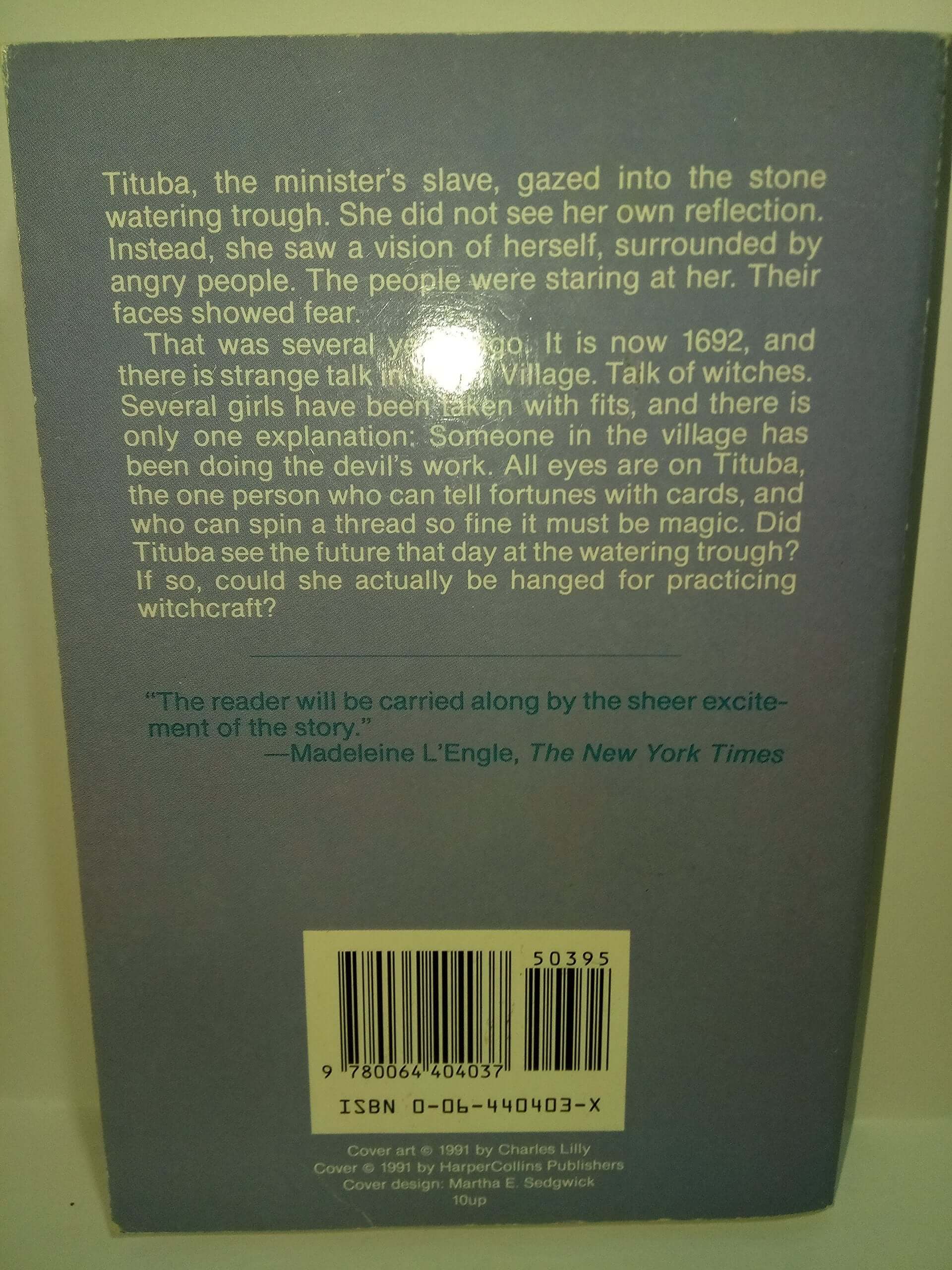 Tituba of Salem Village used book depot