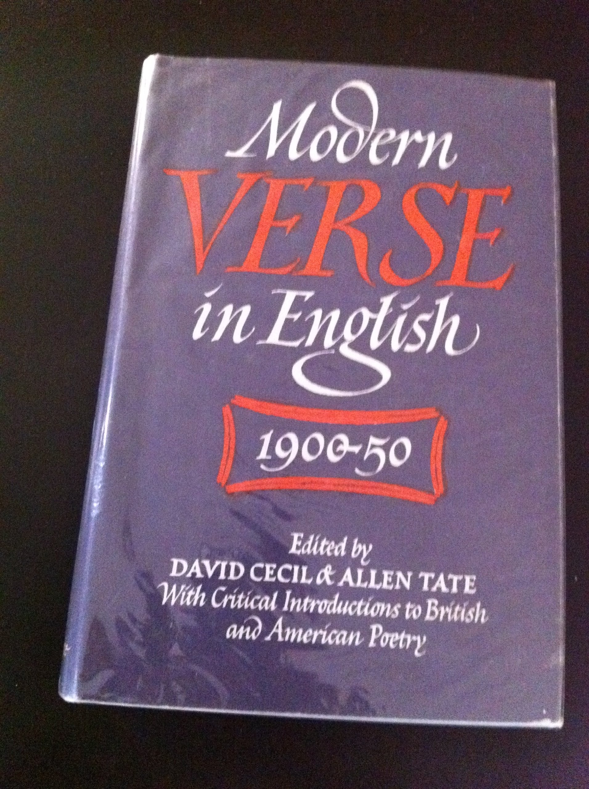 Modern Verse In English 1900-50