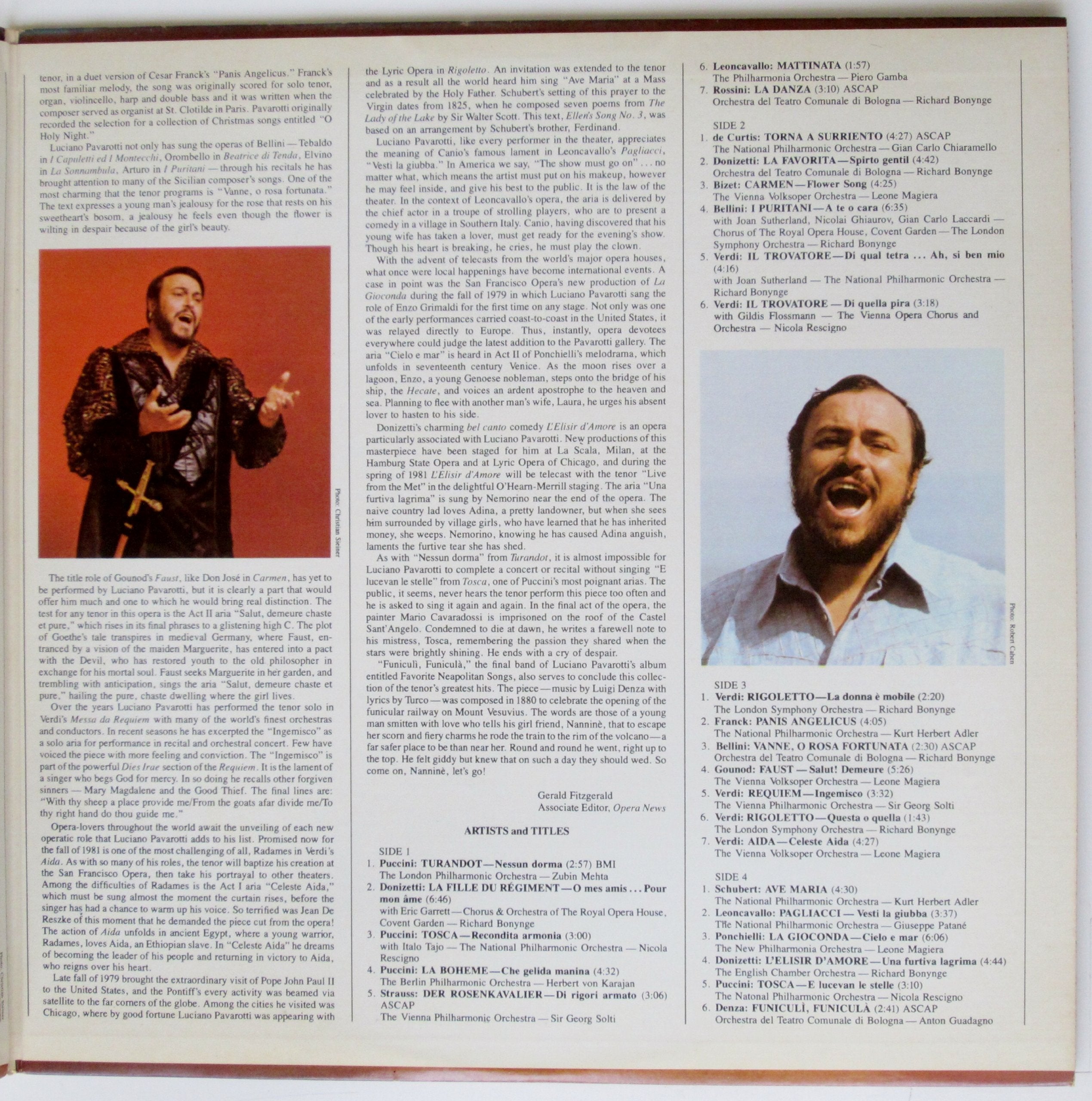Pavarotti's Greatest Hits used book depot