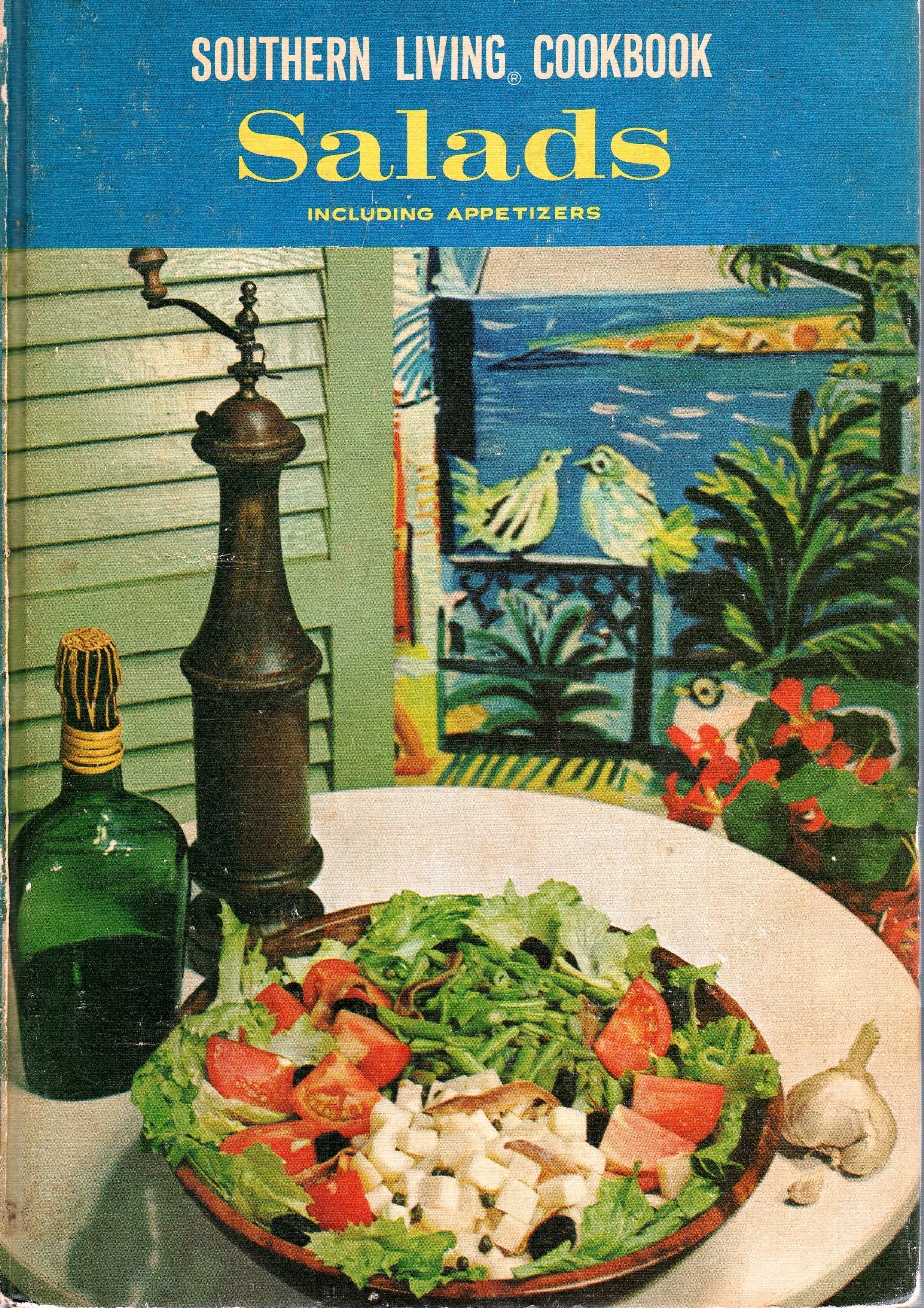 SOUTHERN LIVING COOKBOOK. SALADS INCLUDING APPETIZERS. used book depot