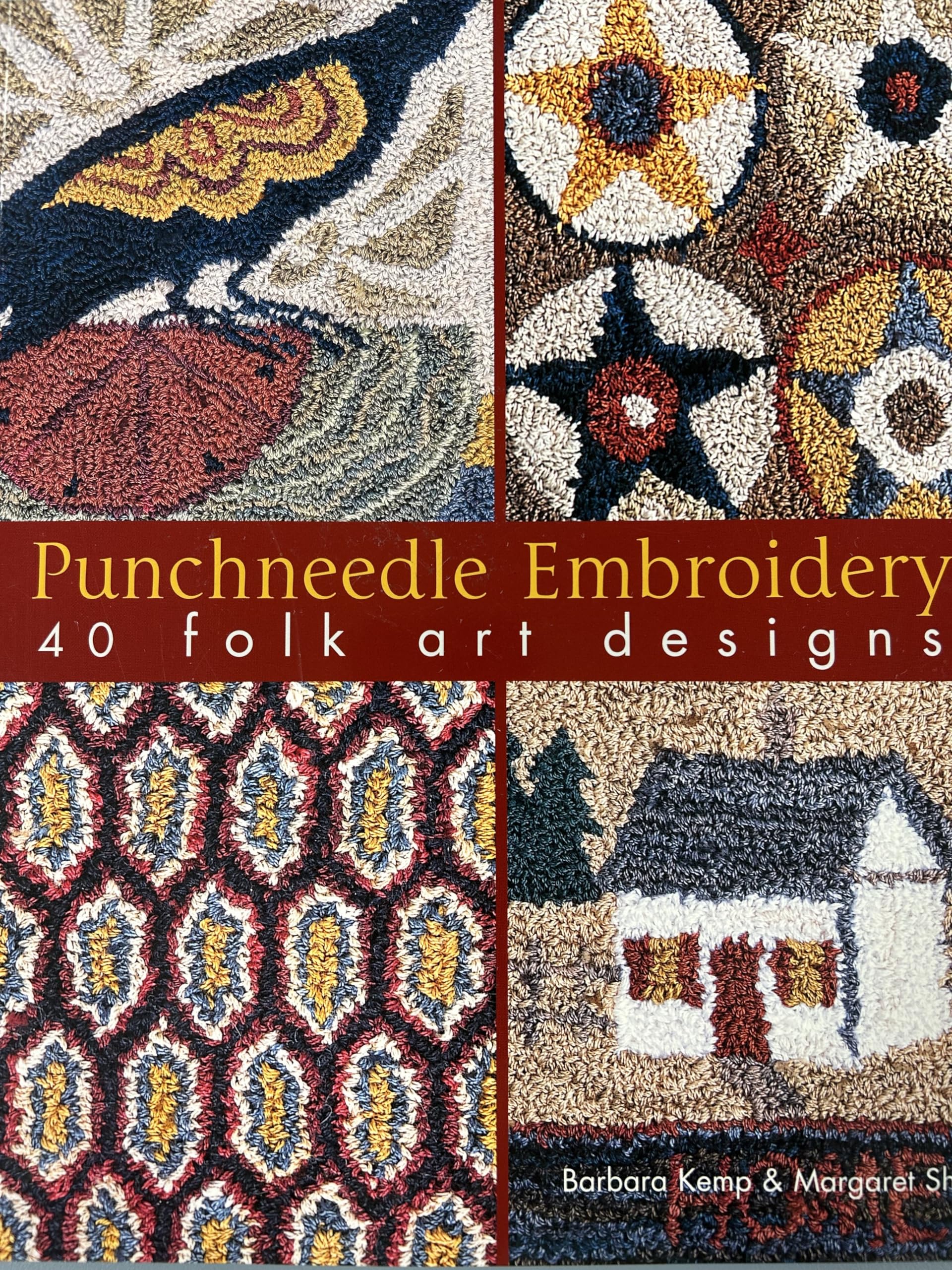 Punchneedle Embroidery: 40 Folk Art Designs used book depot