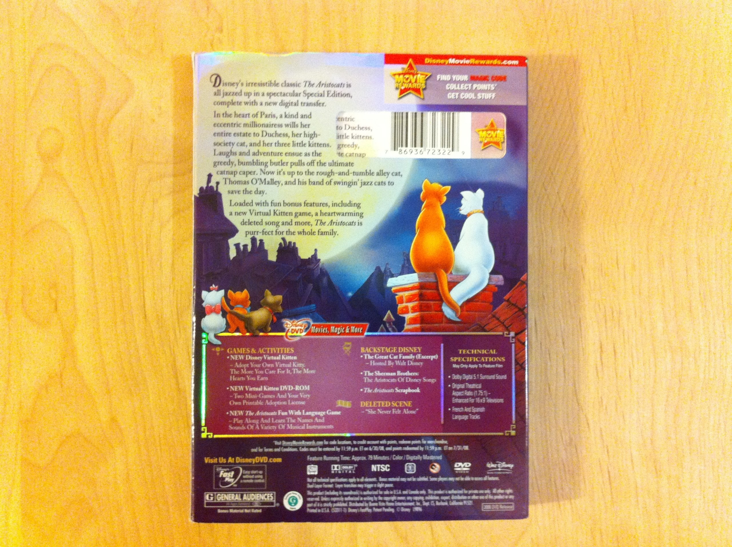 The Aristocats (Special Edition) used book depot
