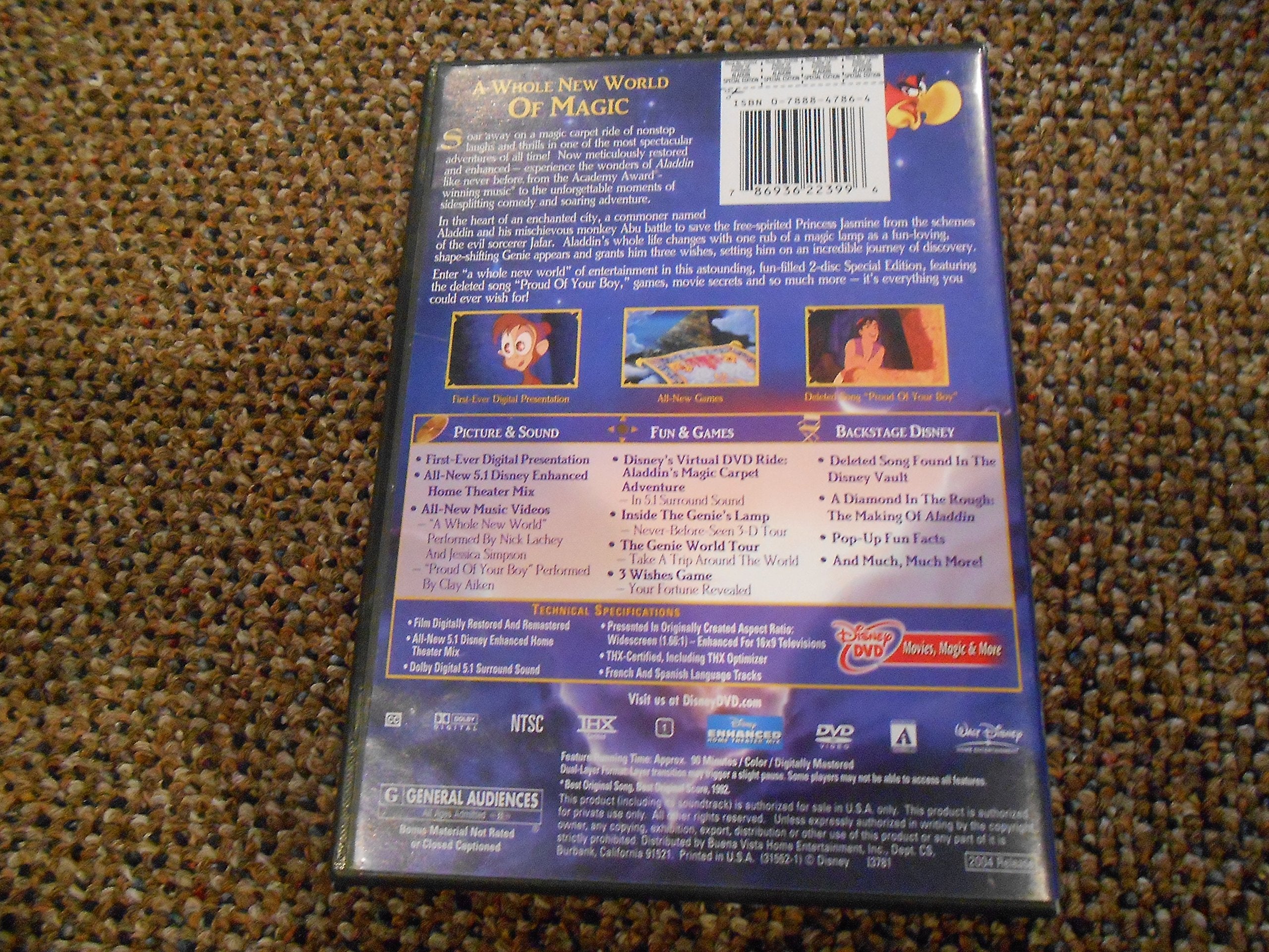 Aladdin (Two-Disc Special Edition) [DVD] used book depot