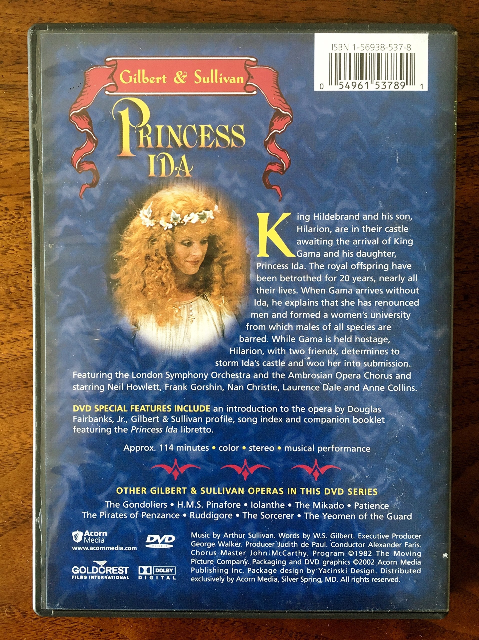 Gilbert & Sullivan - Princess Ida / Gorshin, Christie, Collins, Opera World used book depot