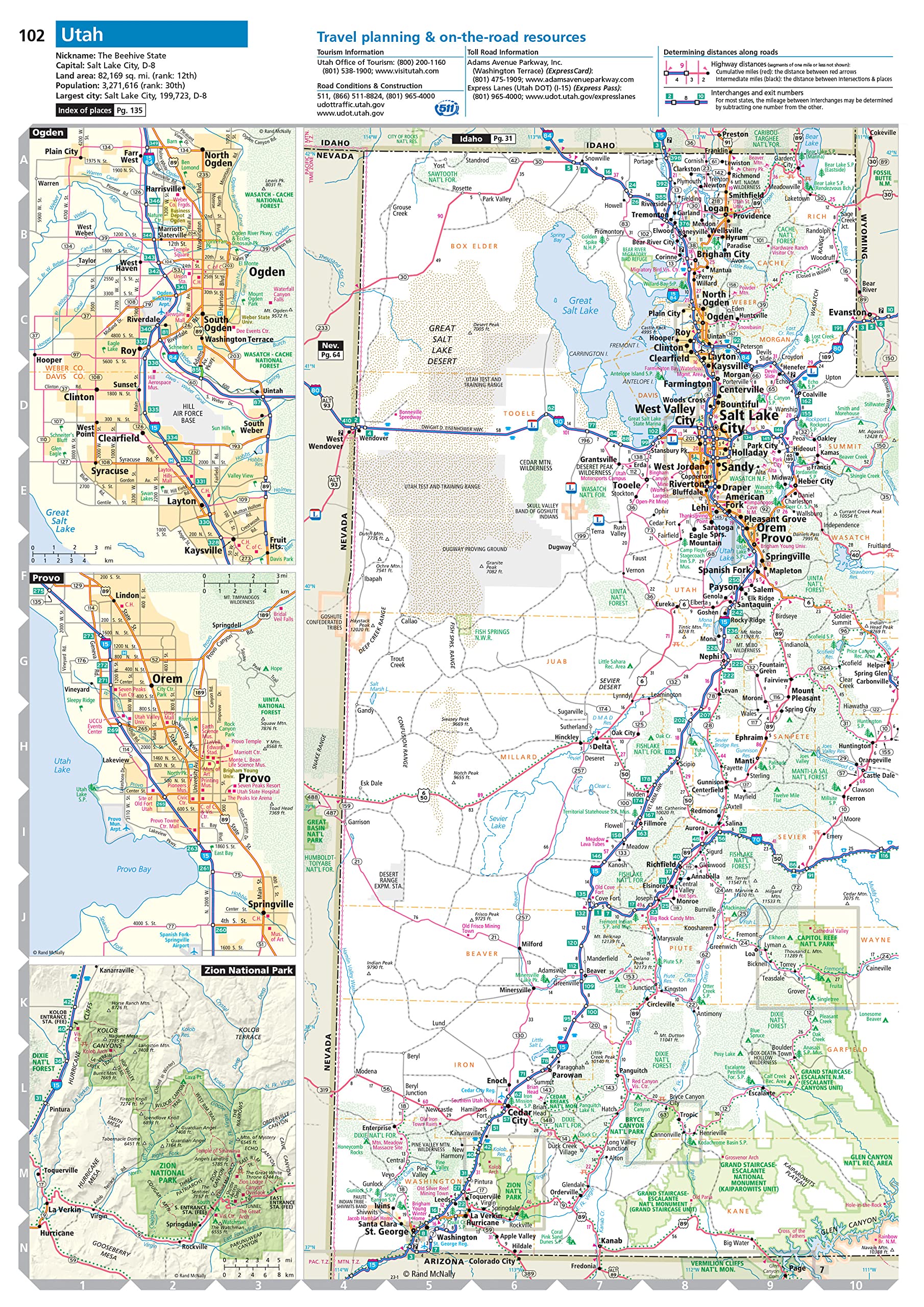 Rand McNally 2023 Road Atlas & National Park Guide United States Canada Mexico (Rand McNally Road Atlas & National Park Guide) used book depot