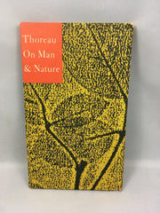 Thoreau: On Man and Nature used book depot