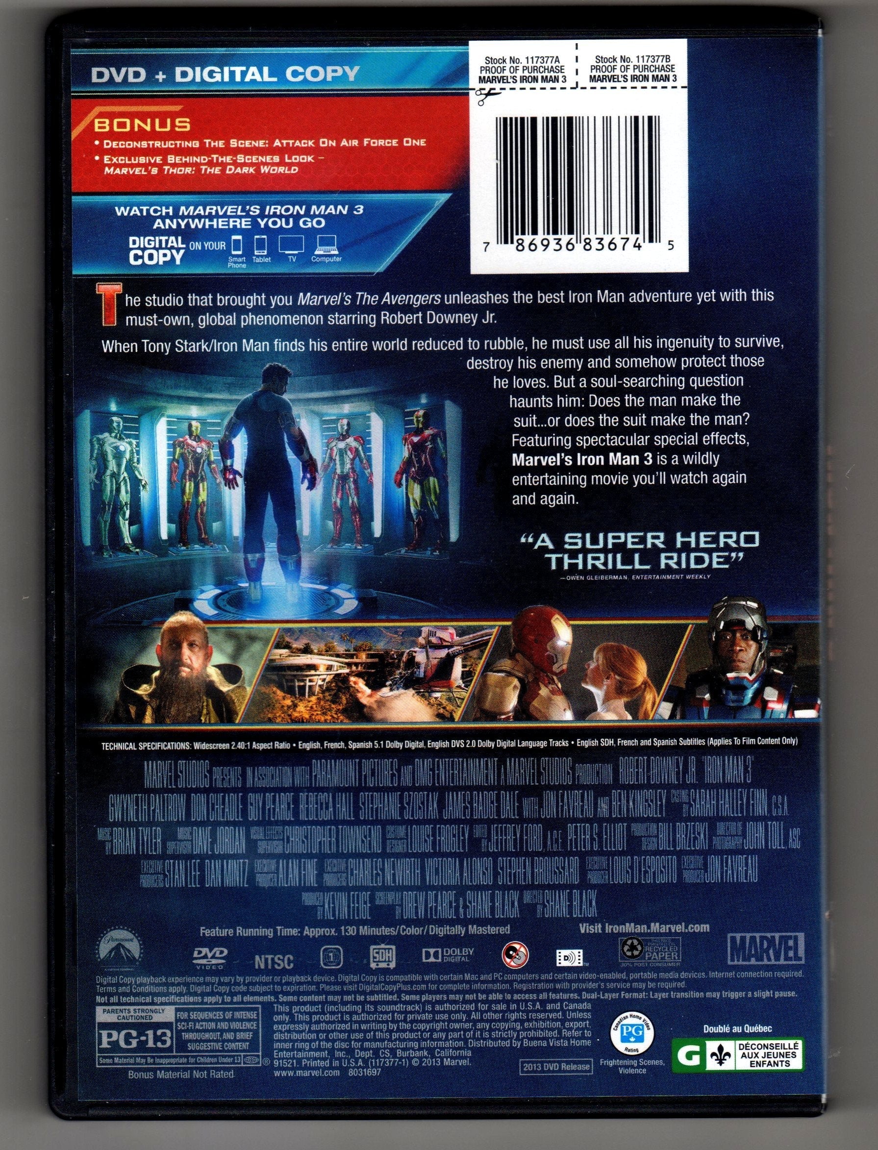 Iron Man 3 used book depot