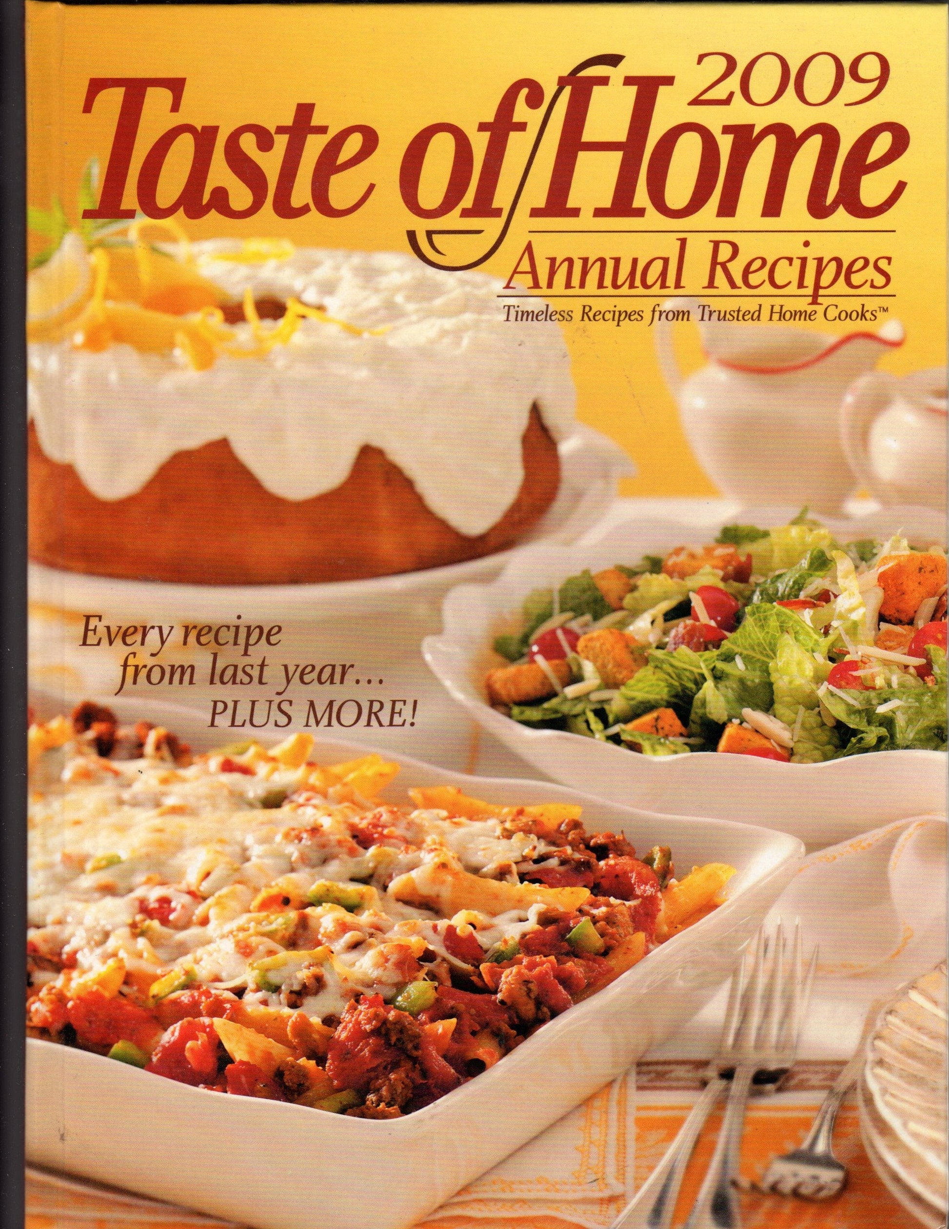 Taste of Home 2009 Annual Recipes used book depot
