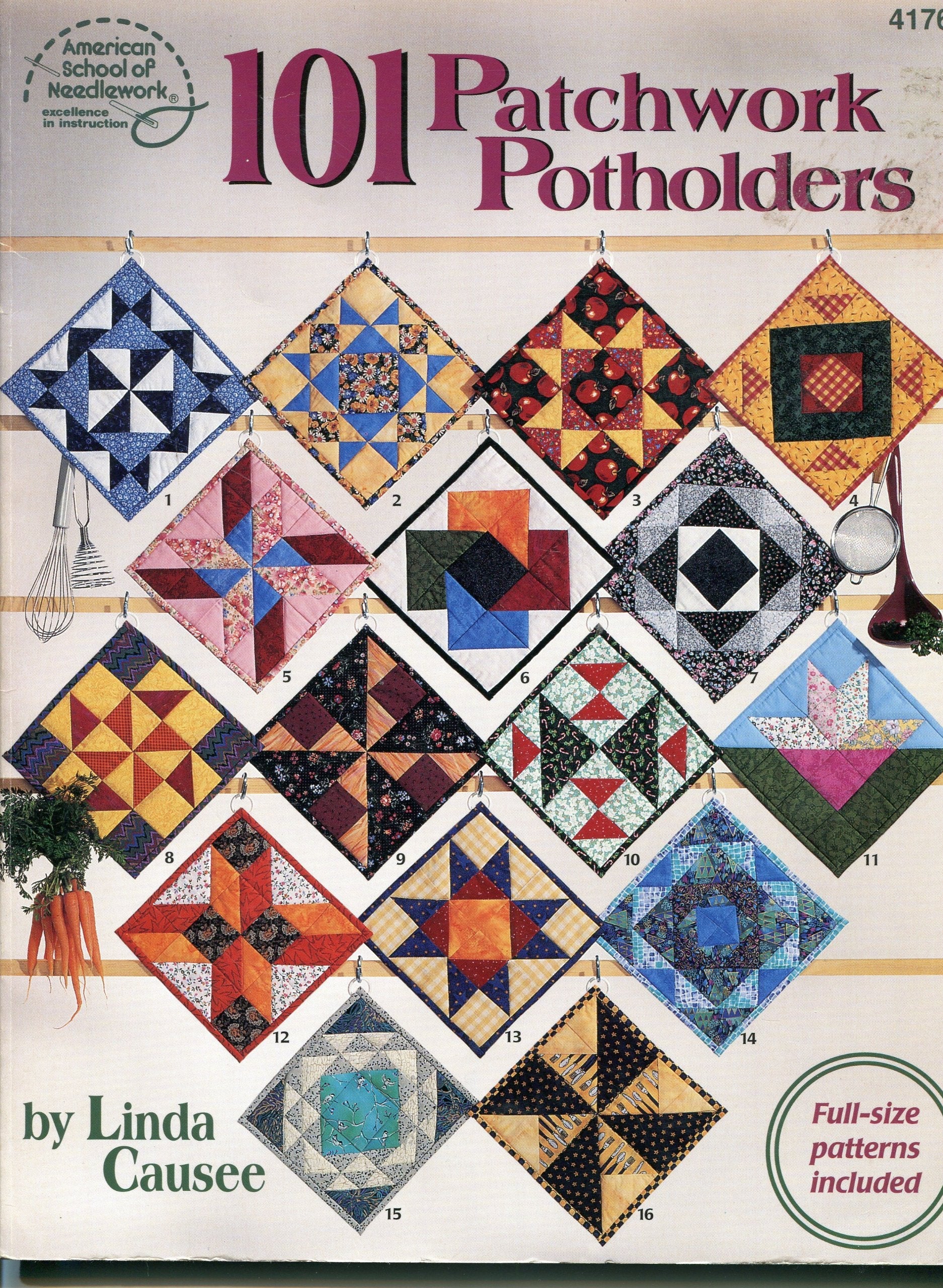 101 Patchwork Potholders (4176) used book depot