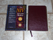 The NIV Study Bible: New International Version used book depot