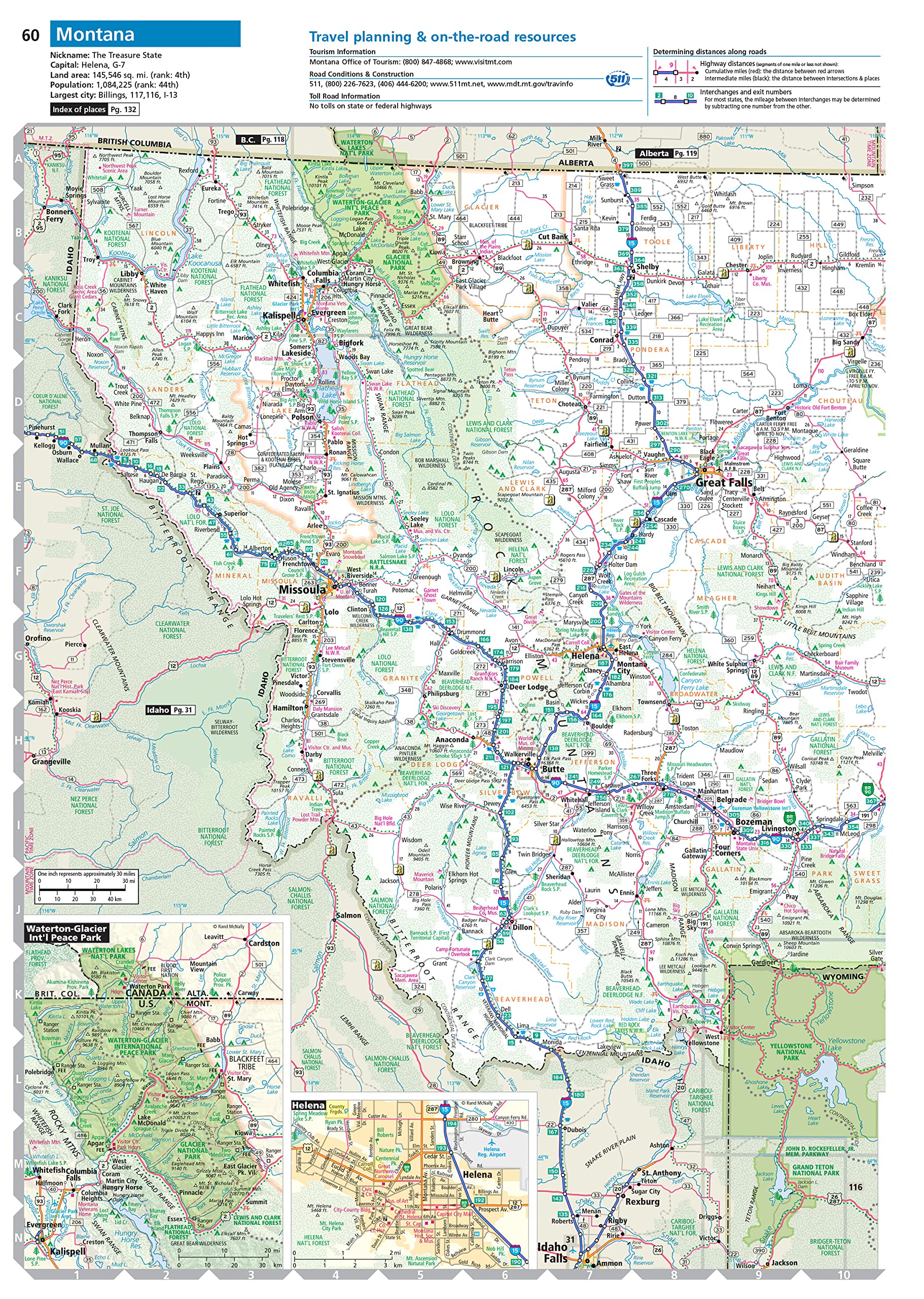 Rand McNally 2023 Road Atlas & National Park Guide United States Canada Mexico (Rand McNally Road Atlas & National Park Guide) used book depot