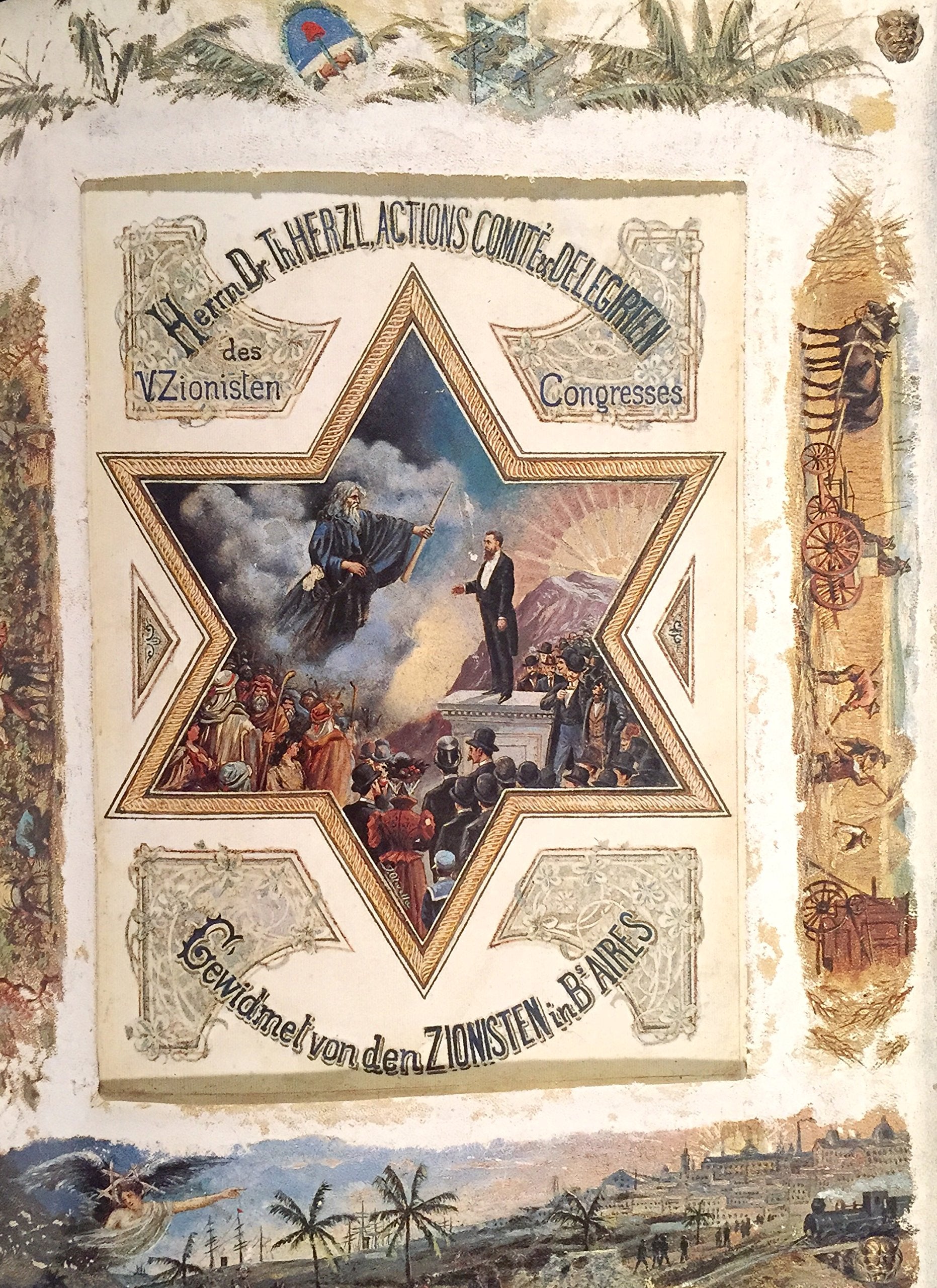 Blue and White in Color: Visual Images of Zionism, 1897-1947 used book depot