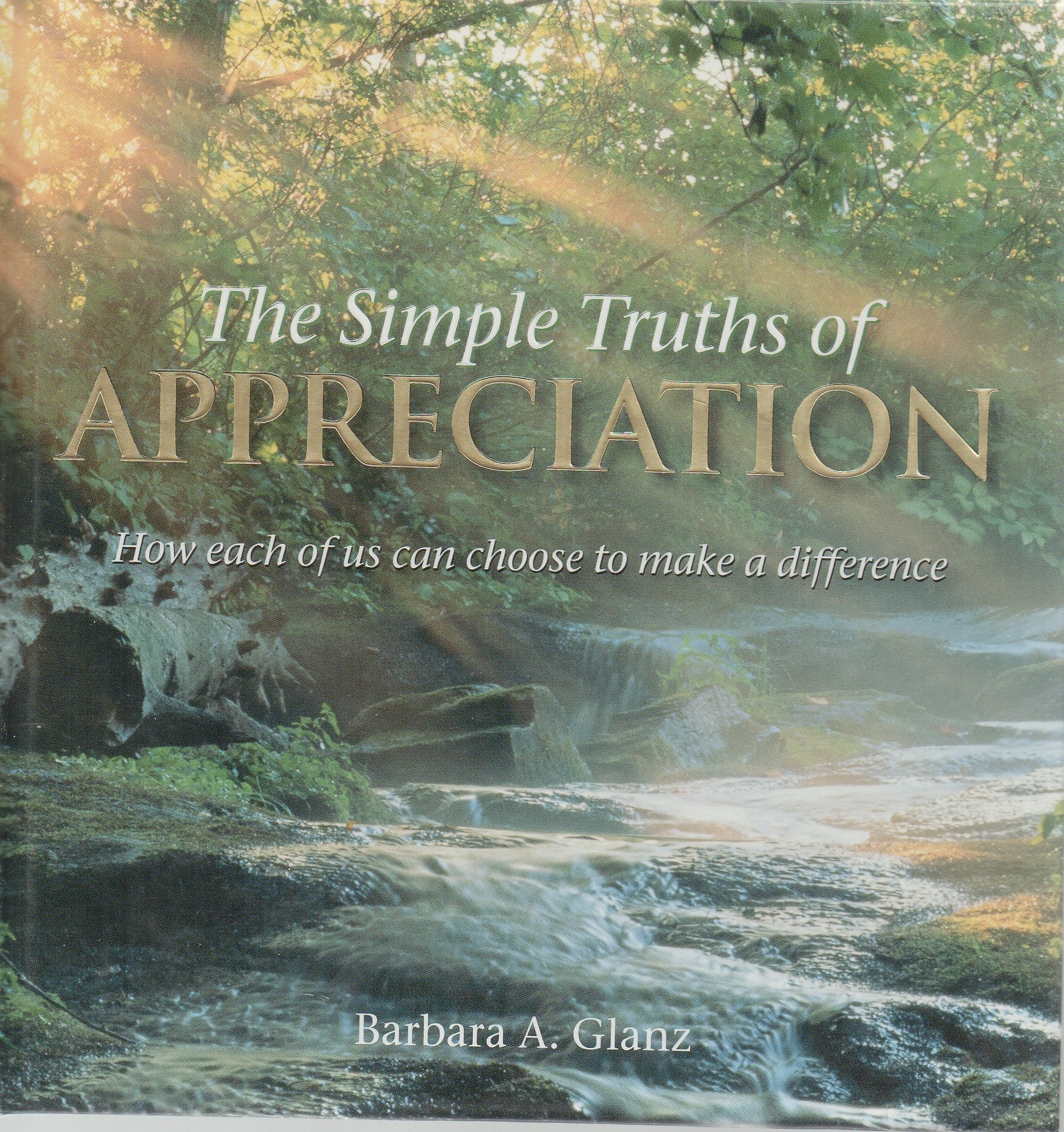 The Simple Truths of Appreciation - How Each of Us Can Choose to Make A Difference - Hardcover Book - 2007 Edition used book depot