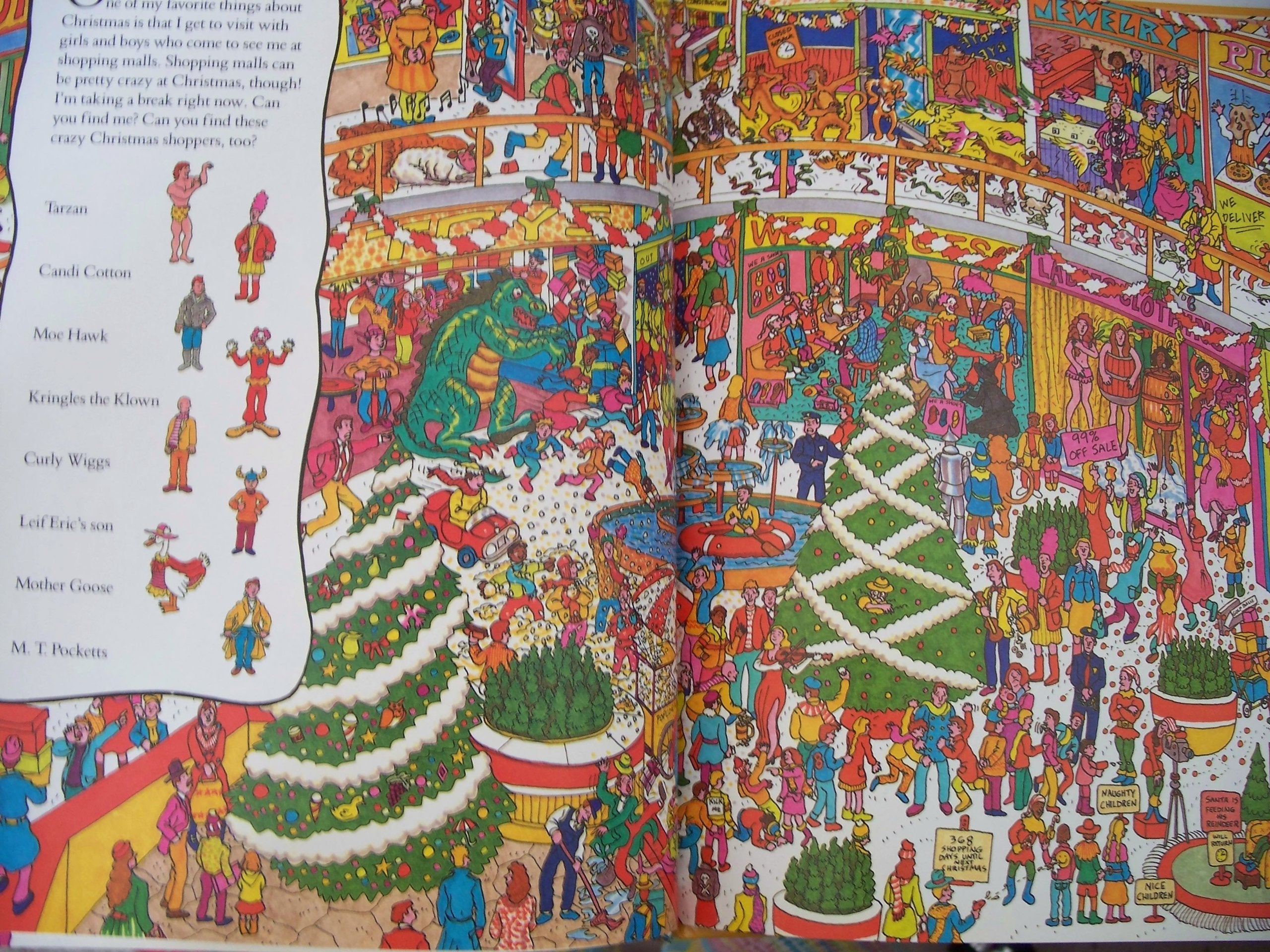 Find Santa Claus as he brings Christmas joy (Look & find books)