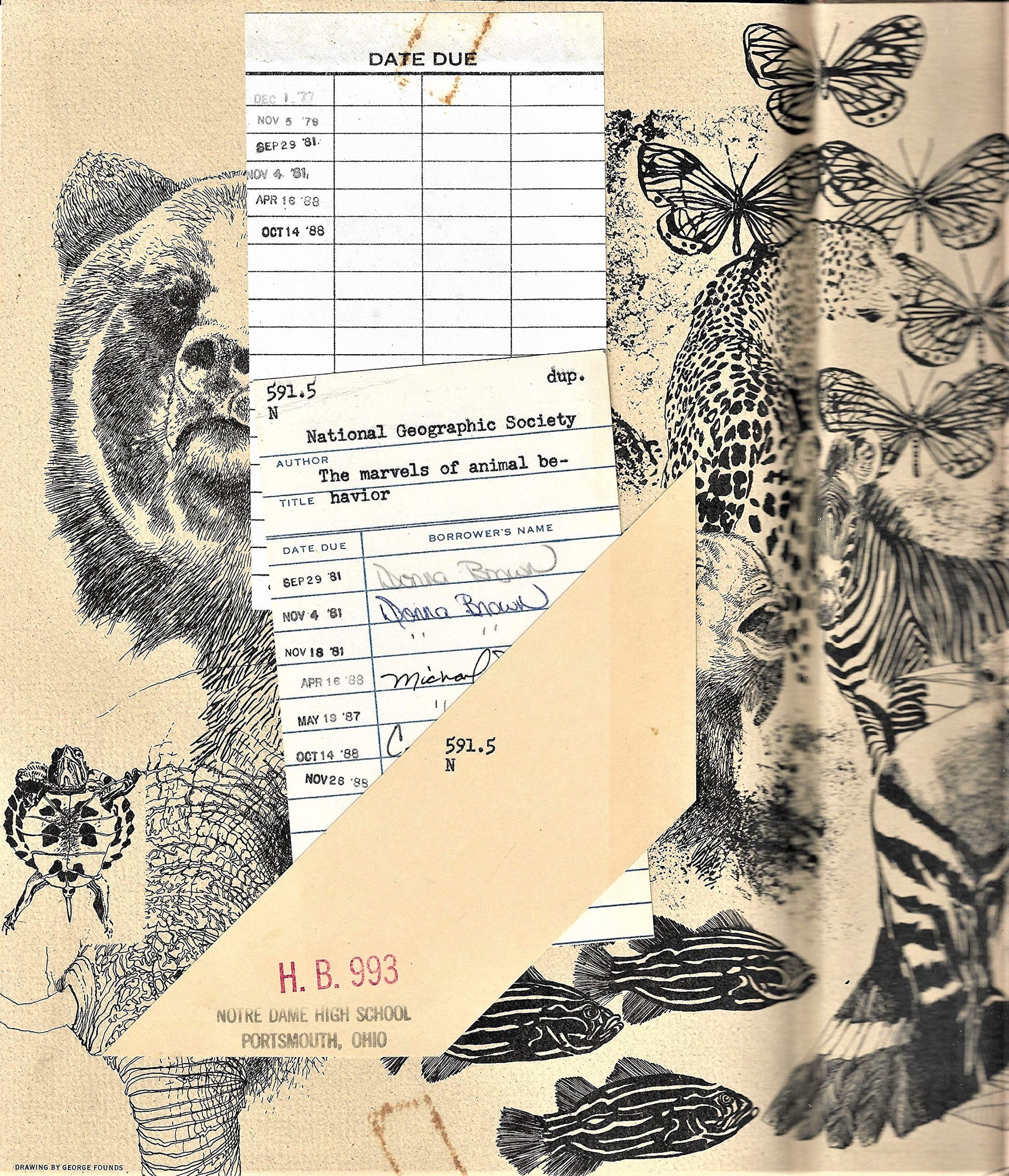 The Marvels of Animal Behavior. used book depot